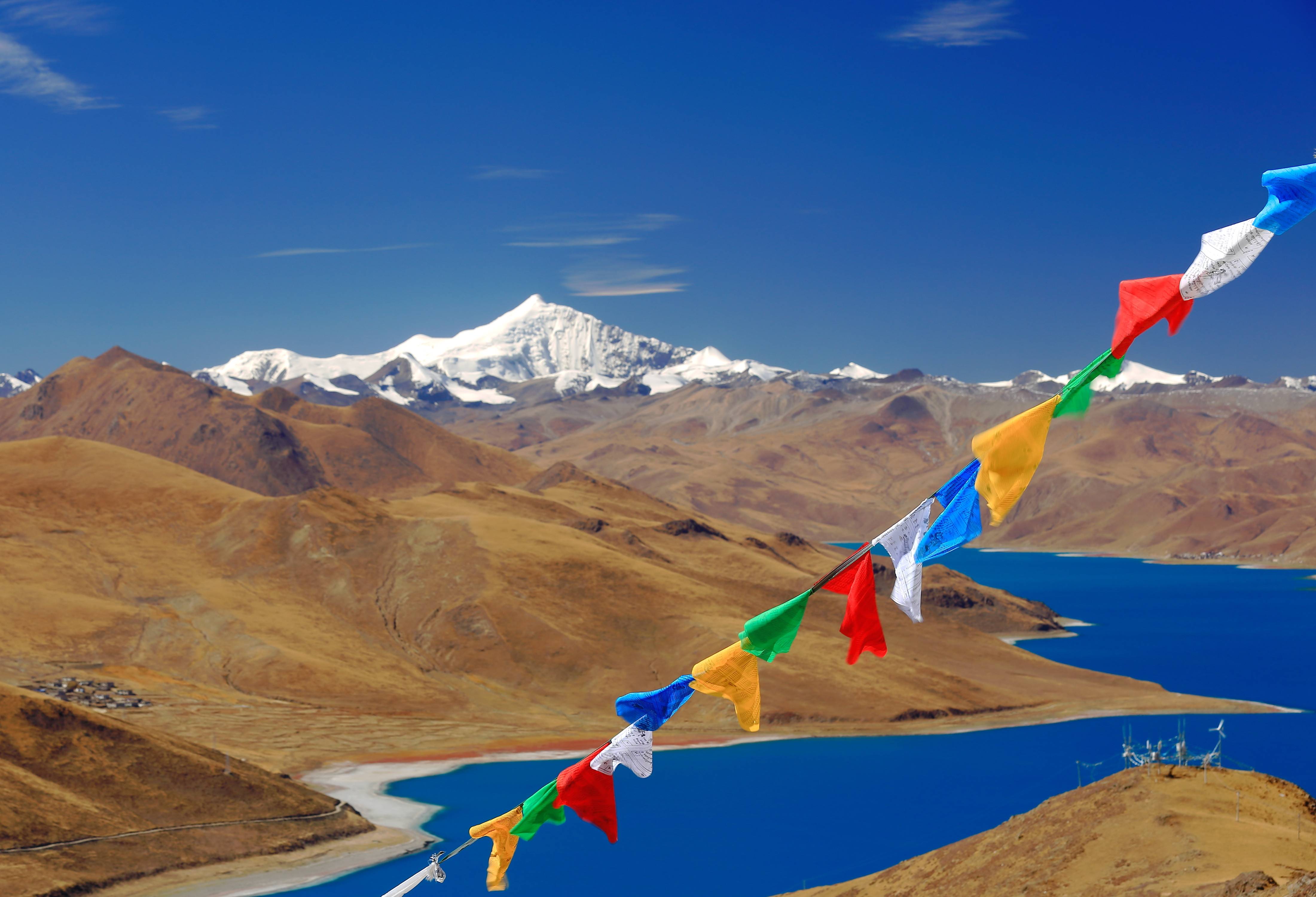 Yamdrok Meer in Tibet