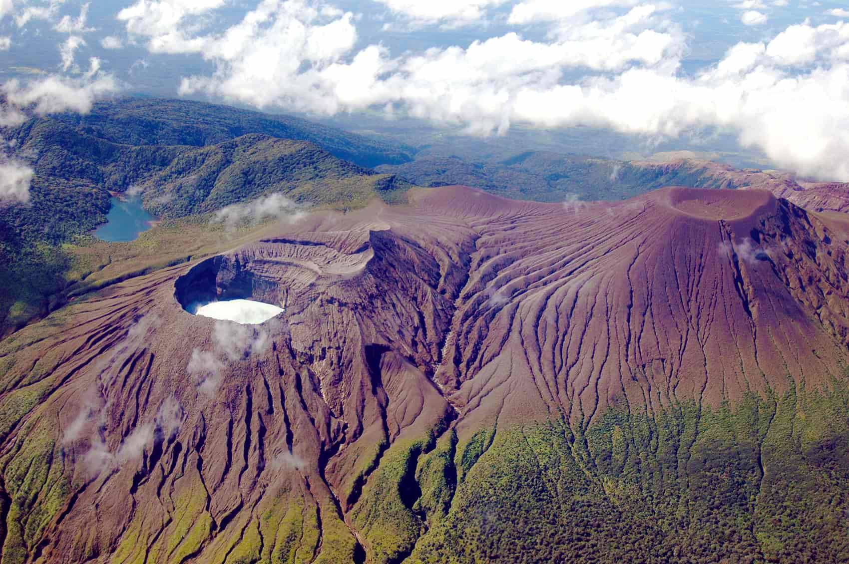 De Rincon de la Vieja vulkaan in Costa Rica