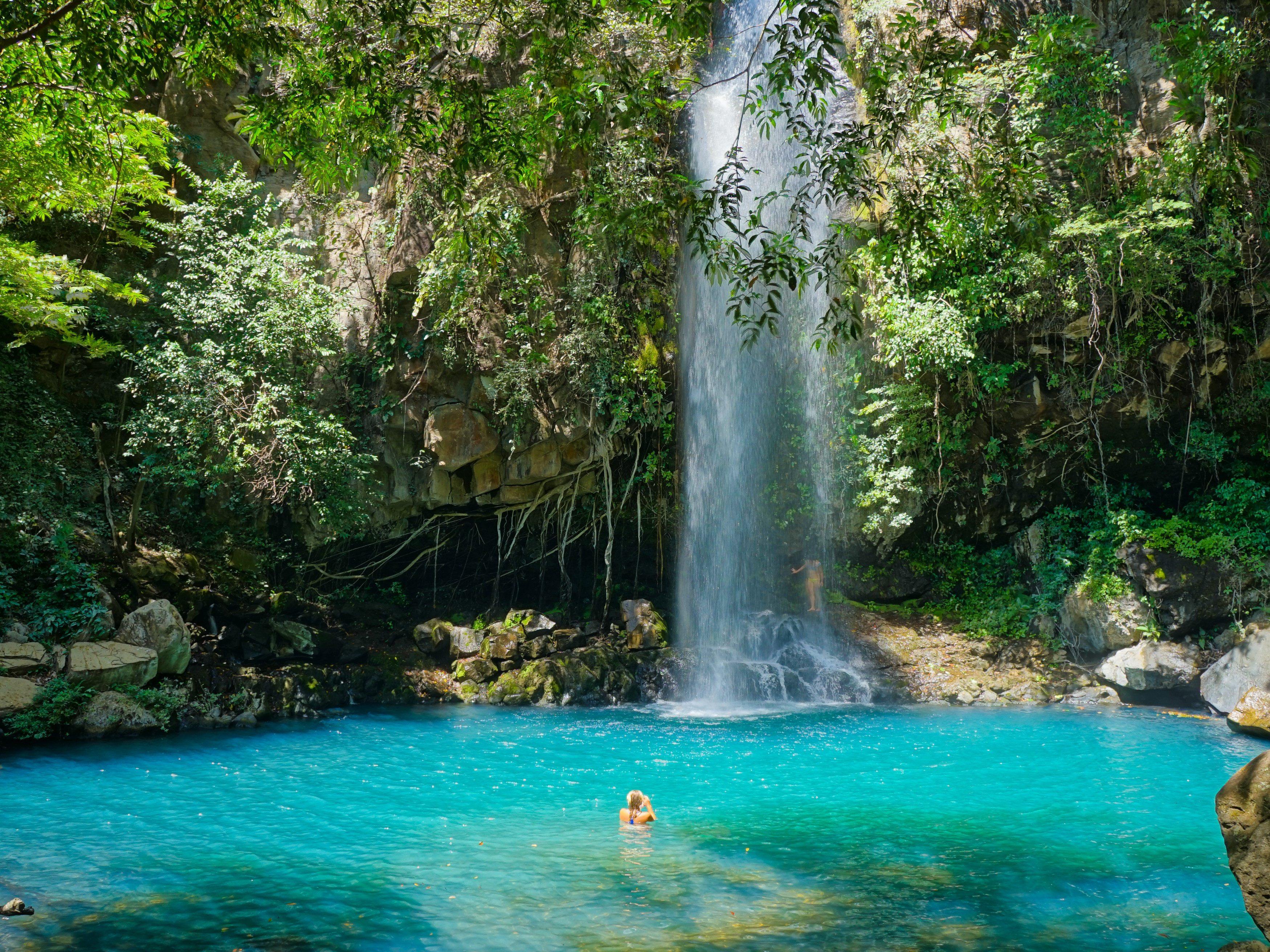 Een waterval in Rincon de la Vieja, Costa Rica