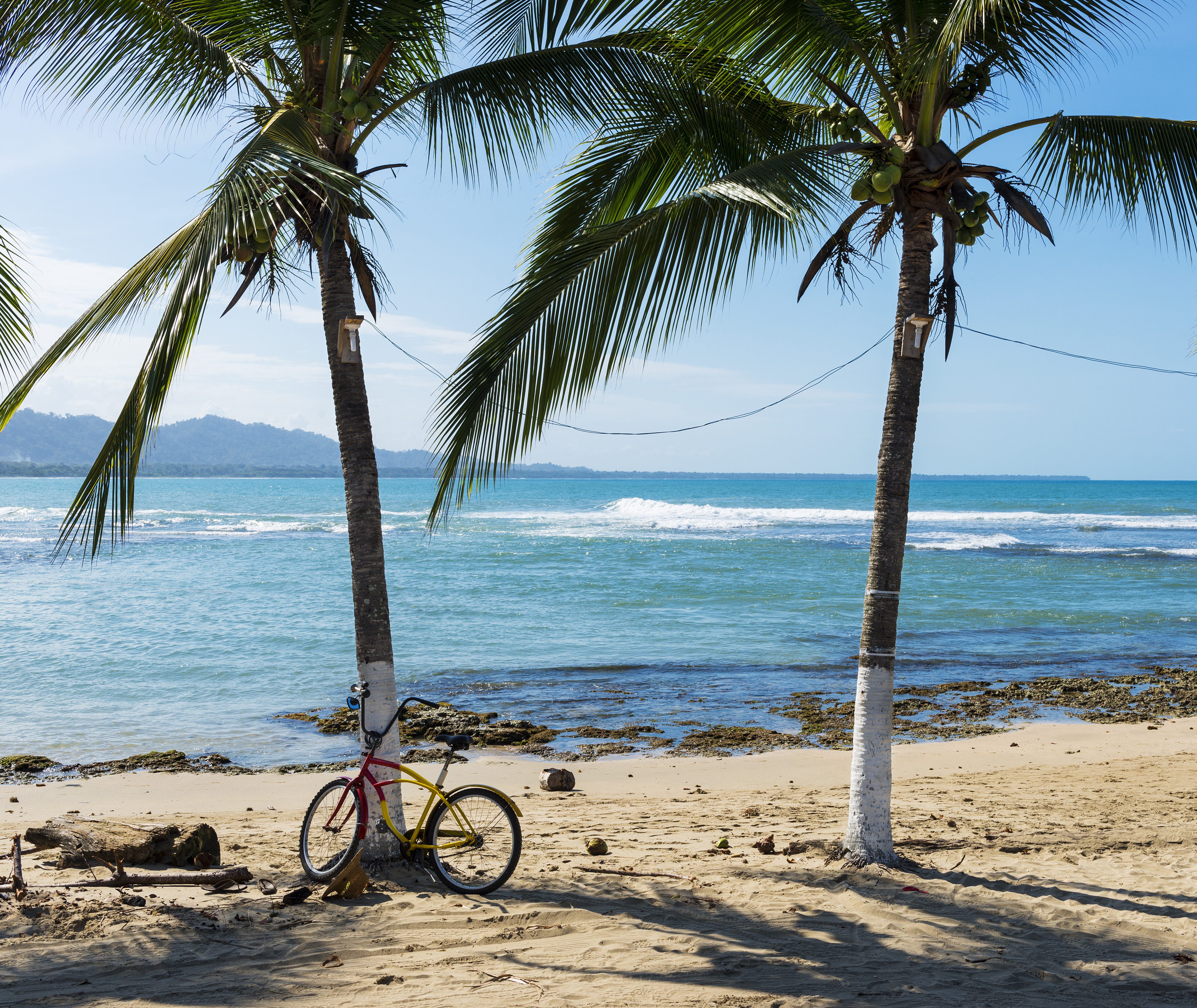 Het strand van Puerto Viejo de Talamanca, Costa Rica