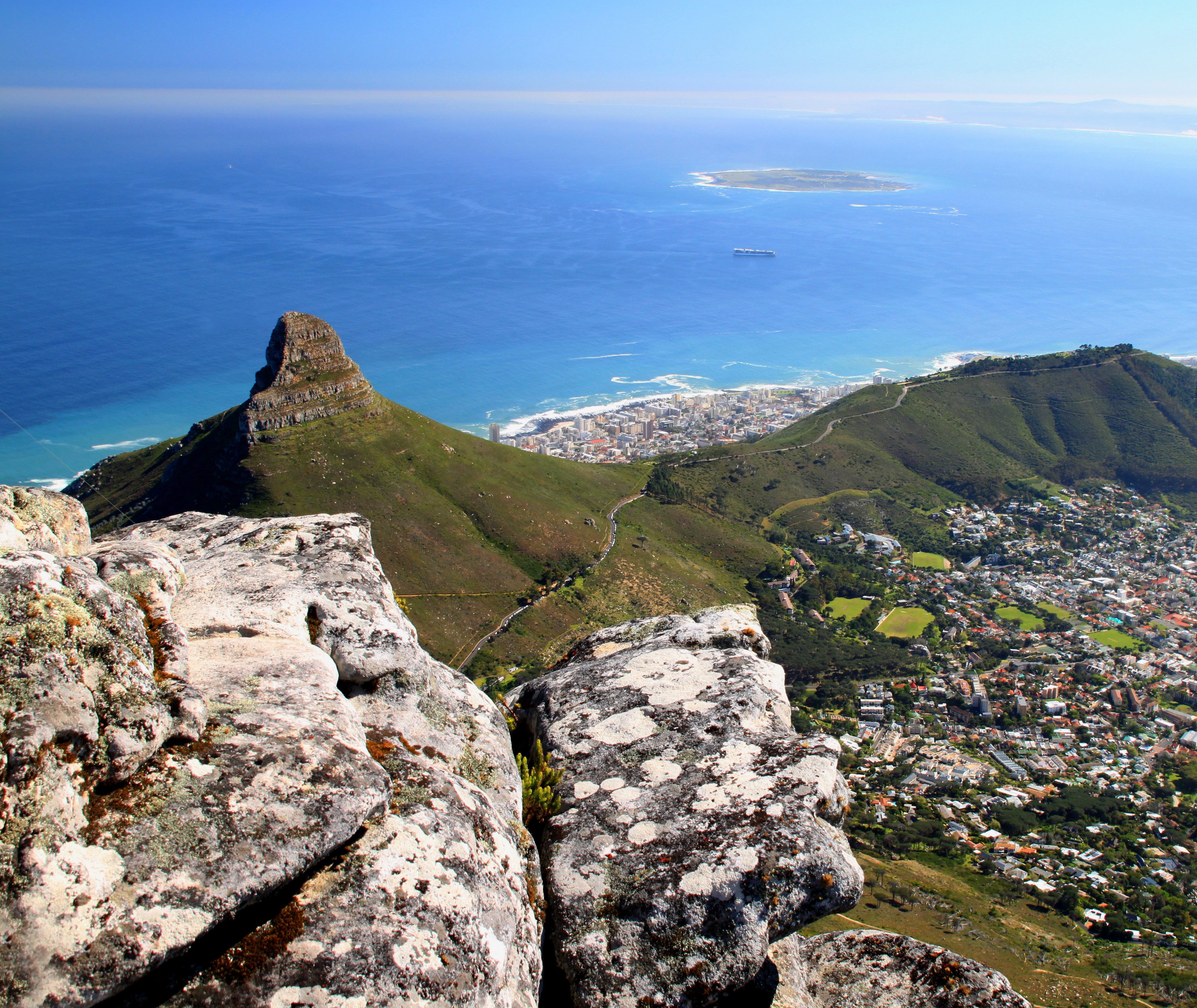 De Tafelberg in Kaapstad, Zuid-Afrika