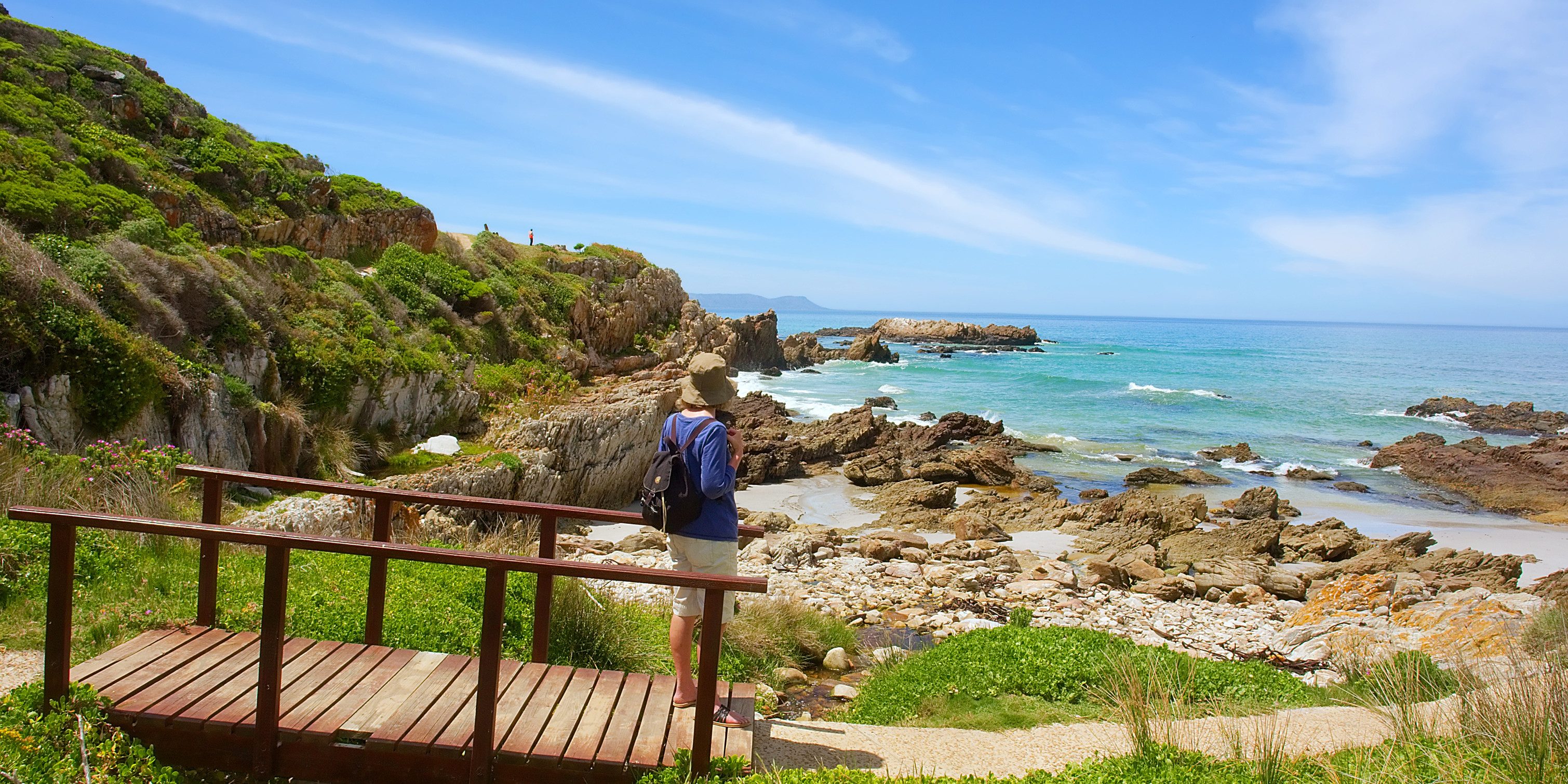 De kust bij Hermanus, Zuid-Afrika