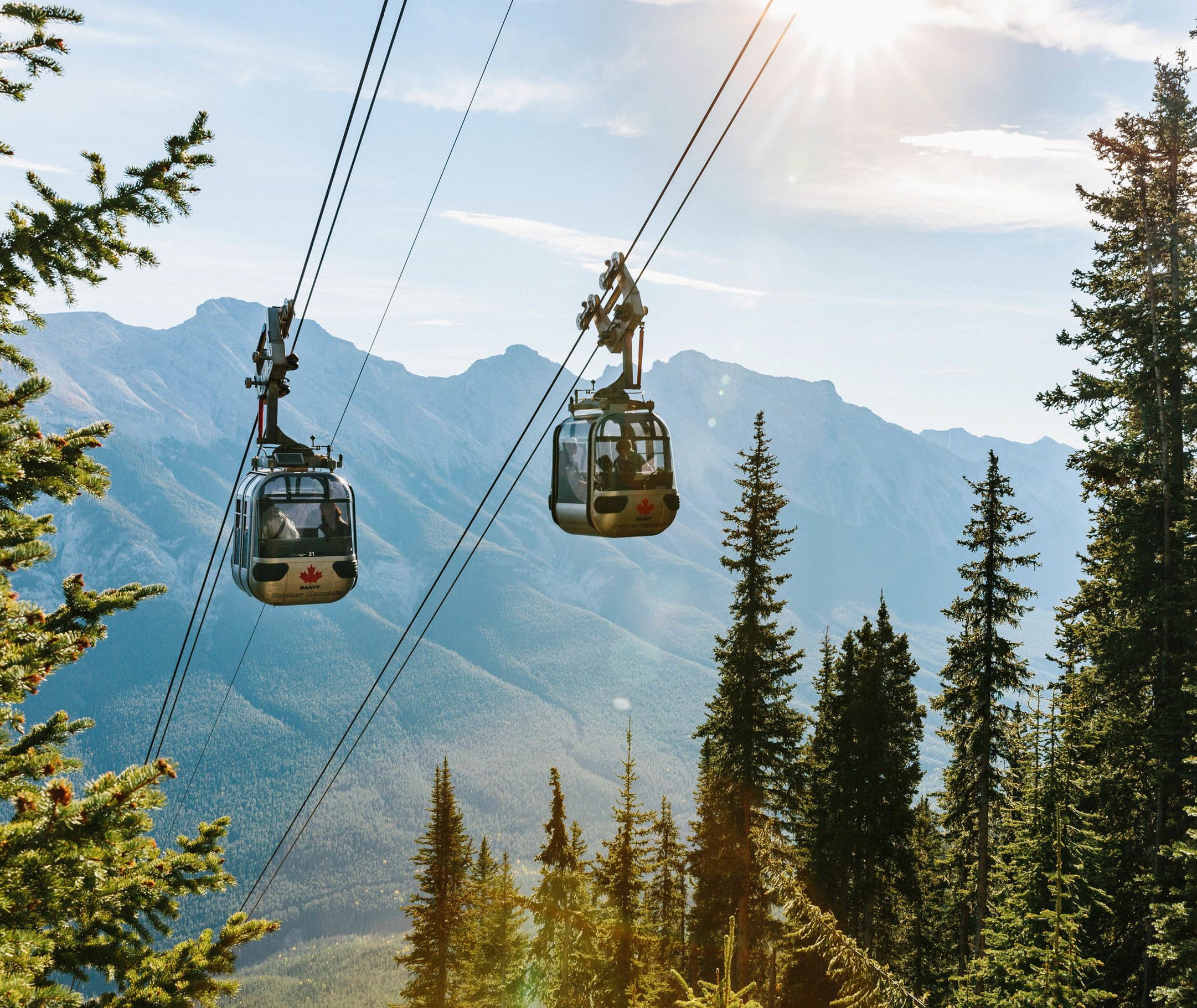 De gondola van Banff, Canada