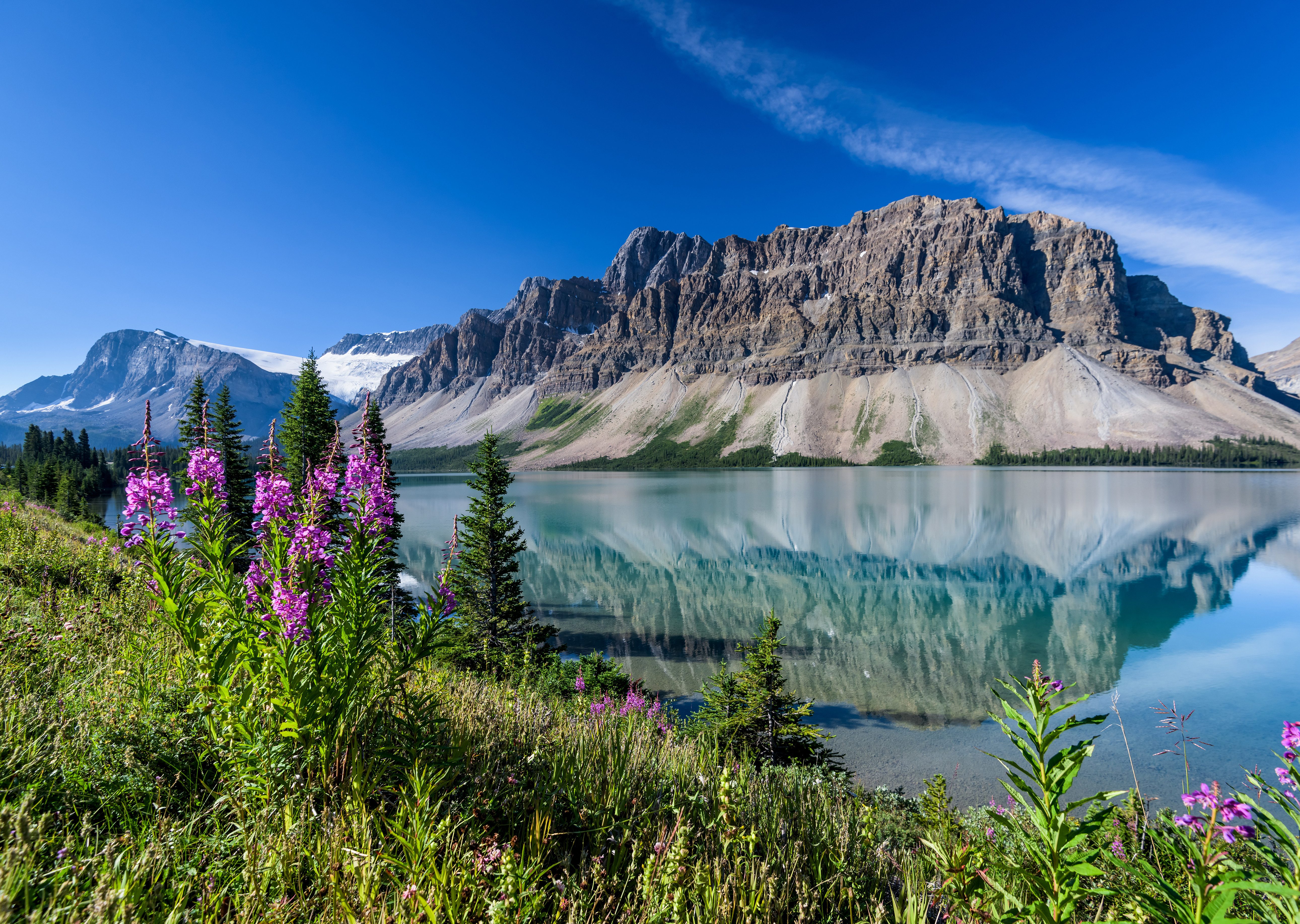 De prachtige Rocky Mountains in Alberta, Canada