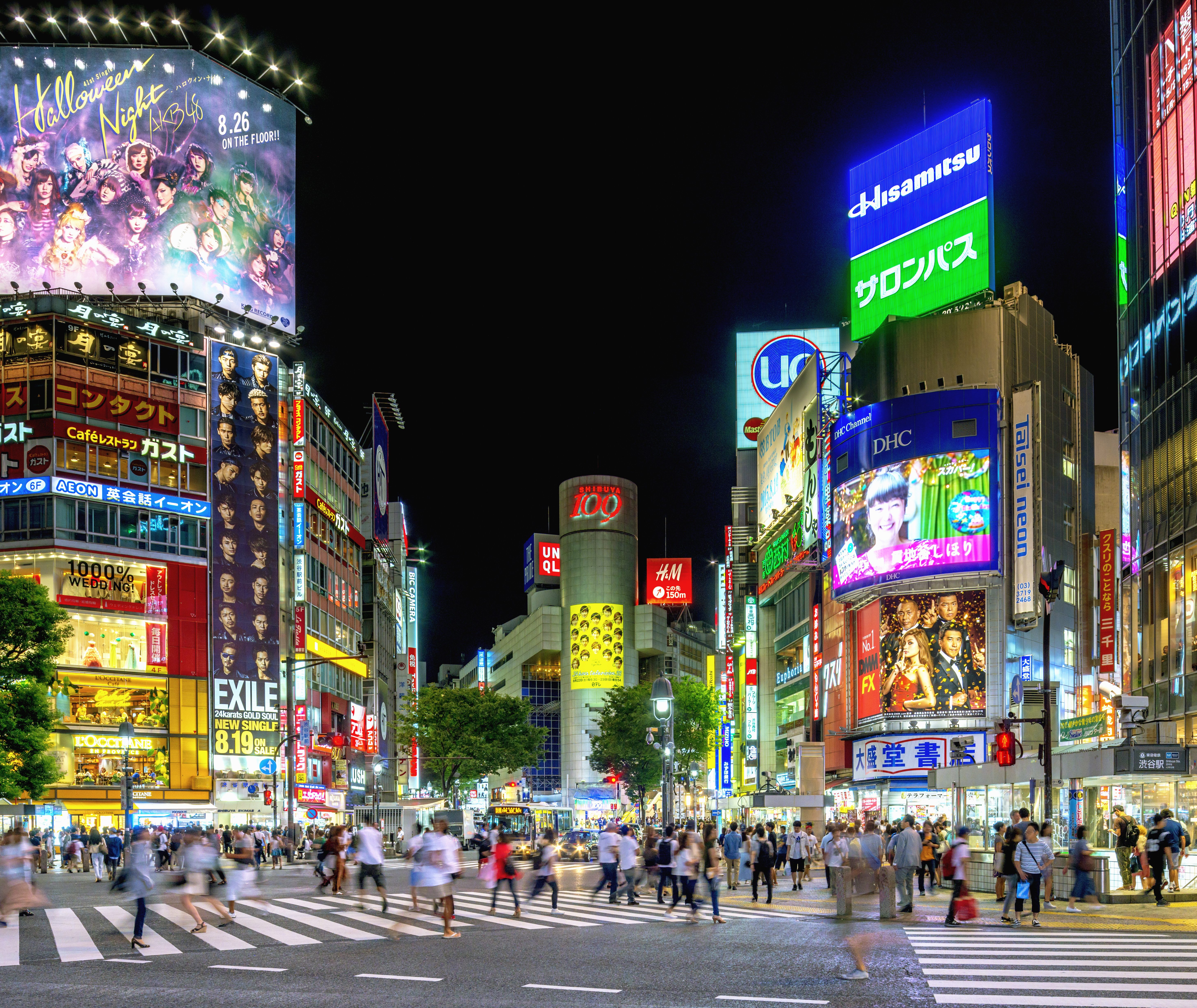 Shibuya Crossing in Tokyo, Japan