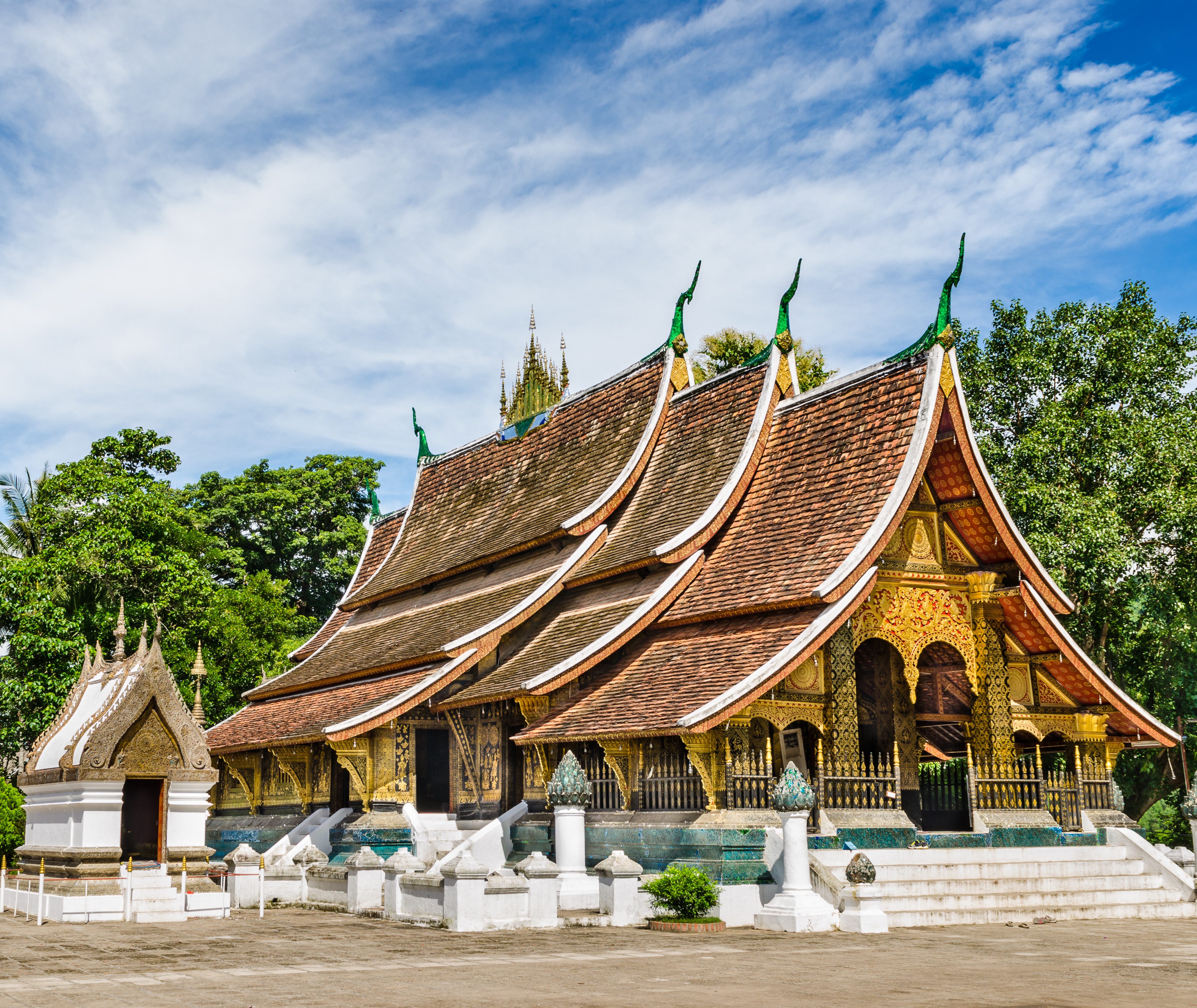Wat Xieng Thong in Luang Prabang, Thailand