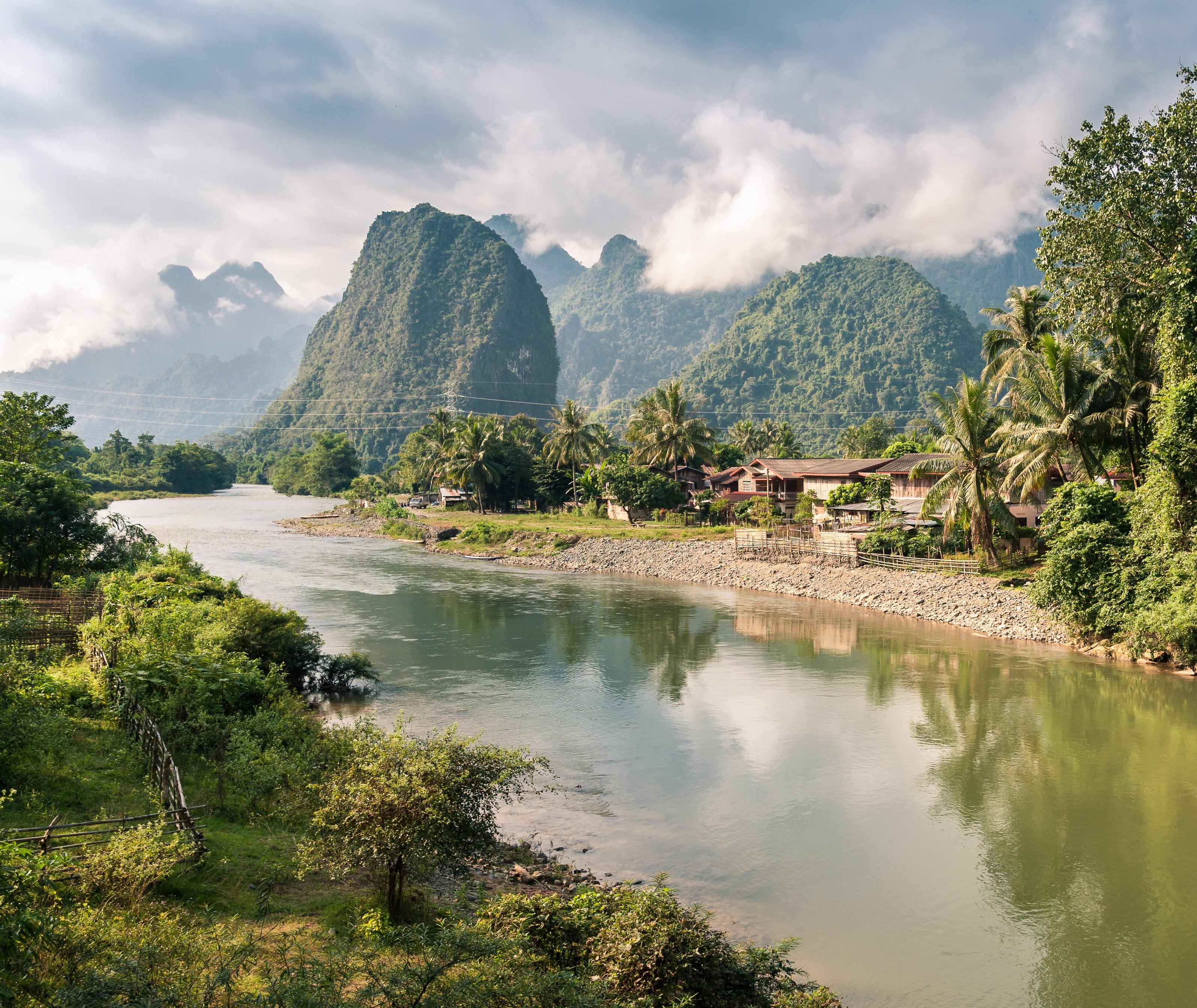Het groene Vang Vieng, Laos