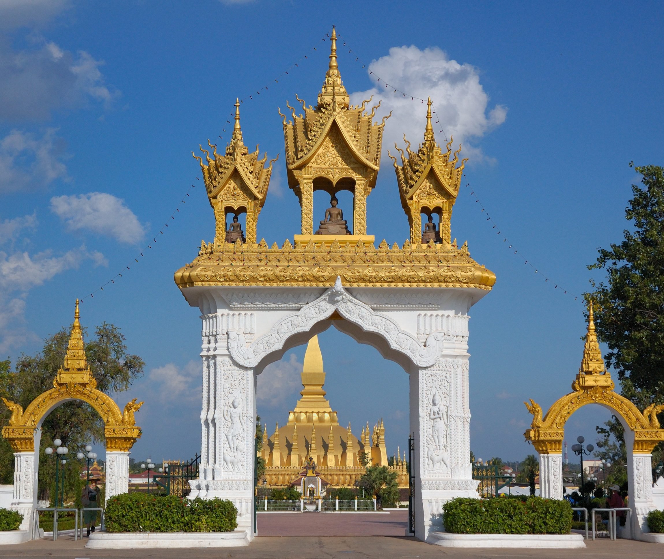 Pha That Luang in Vientiane, Laos