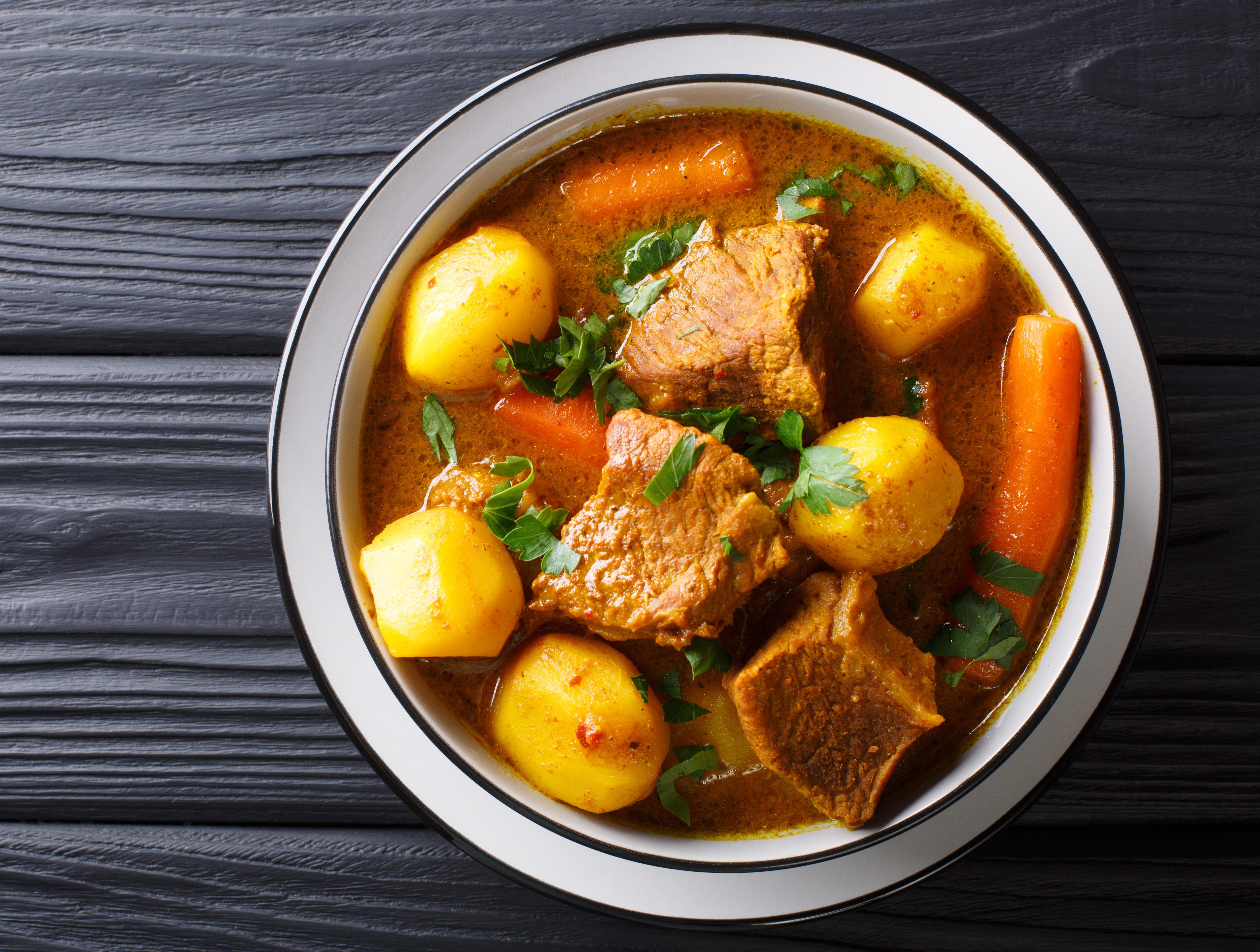 Het traditionele gerecht Potjiekos uit Namibie