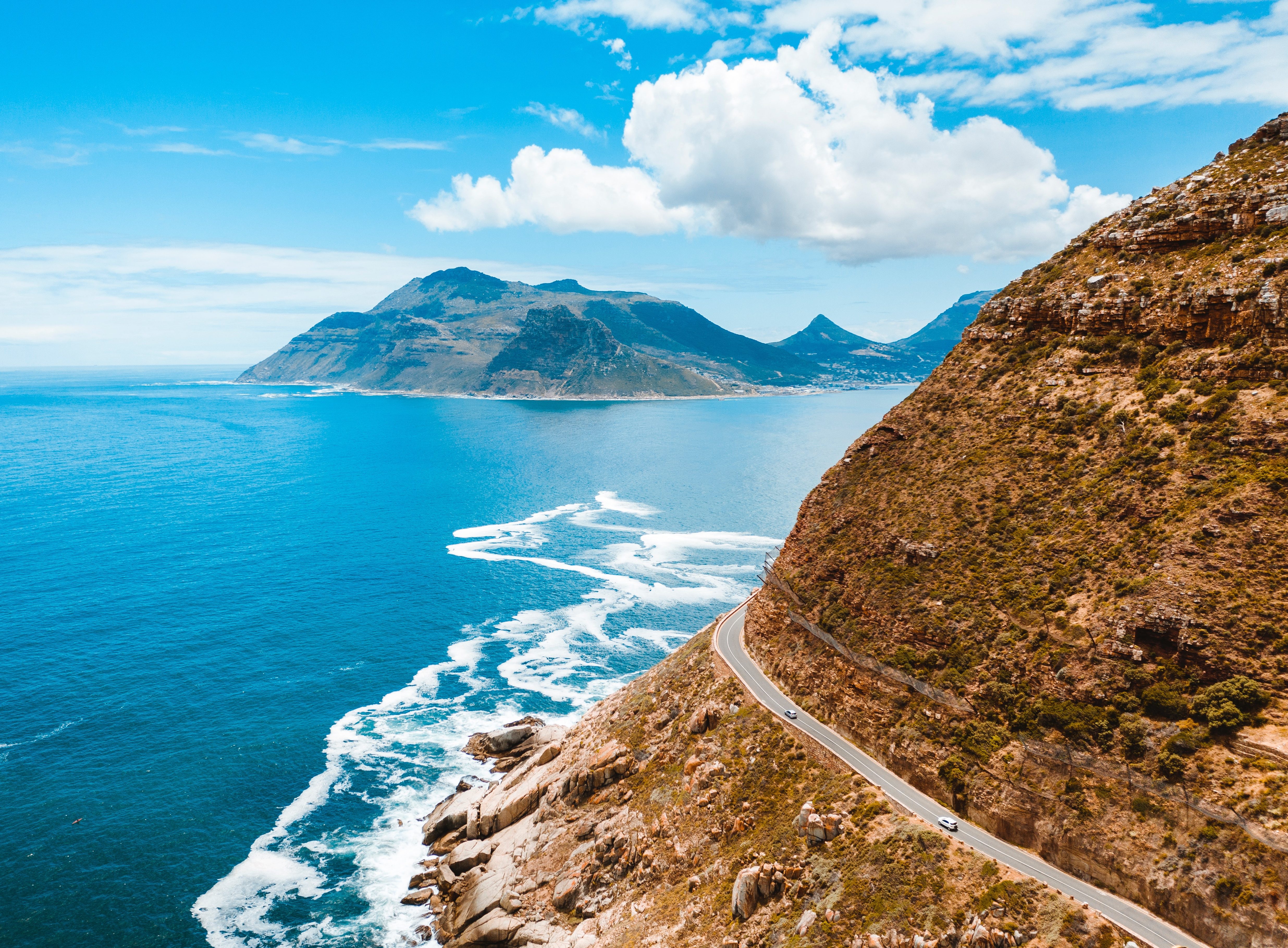 Chapmans Peak Drive in Kaapstad, Zuid-Afrika