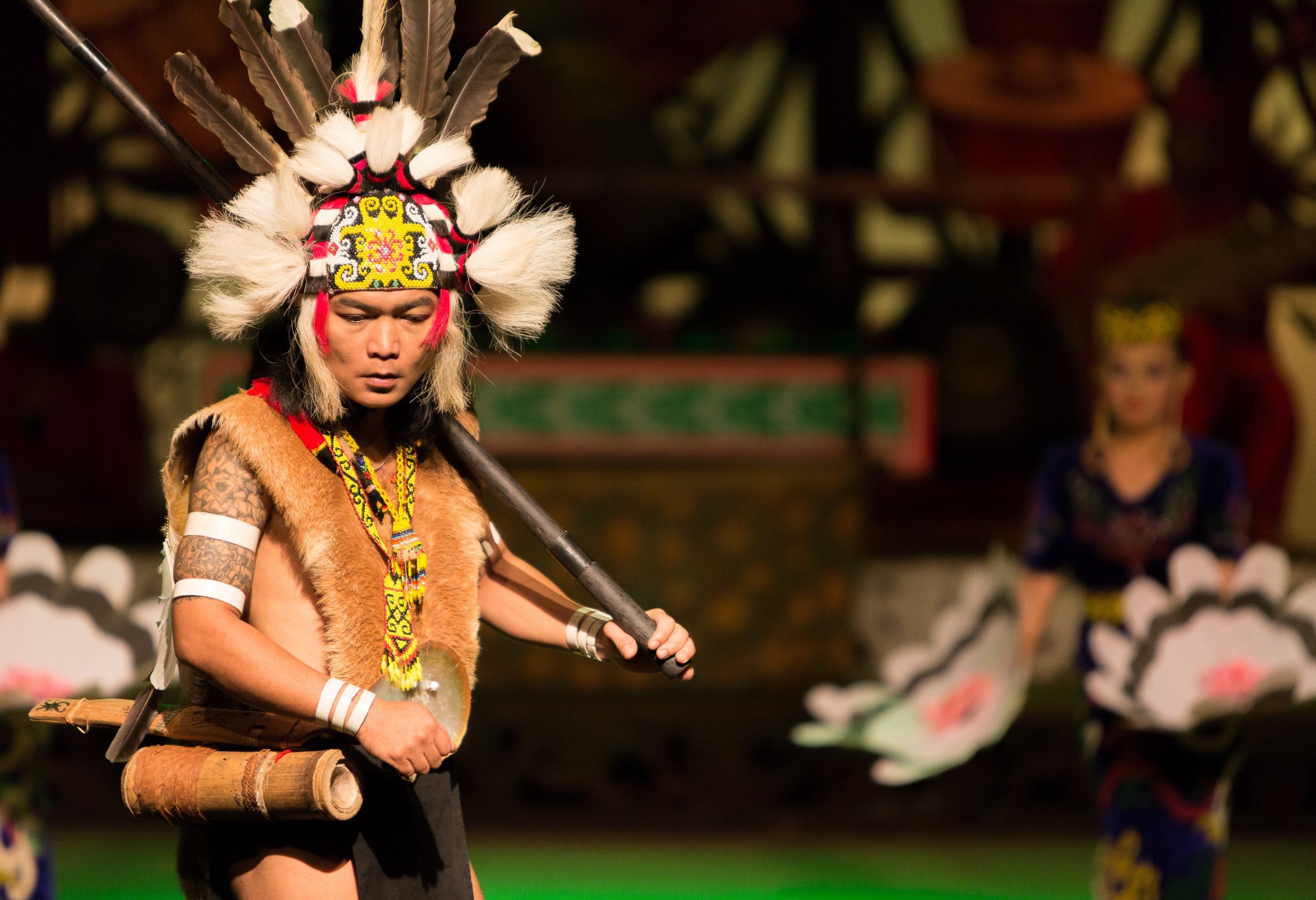 Iban man in Sarawak Borneo Maleisie