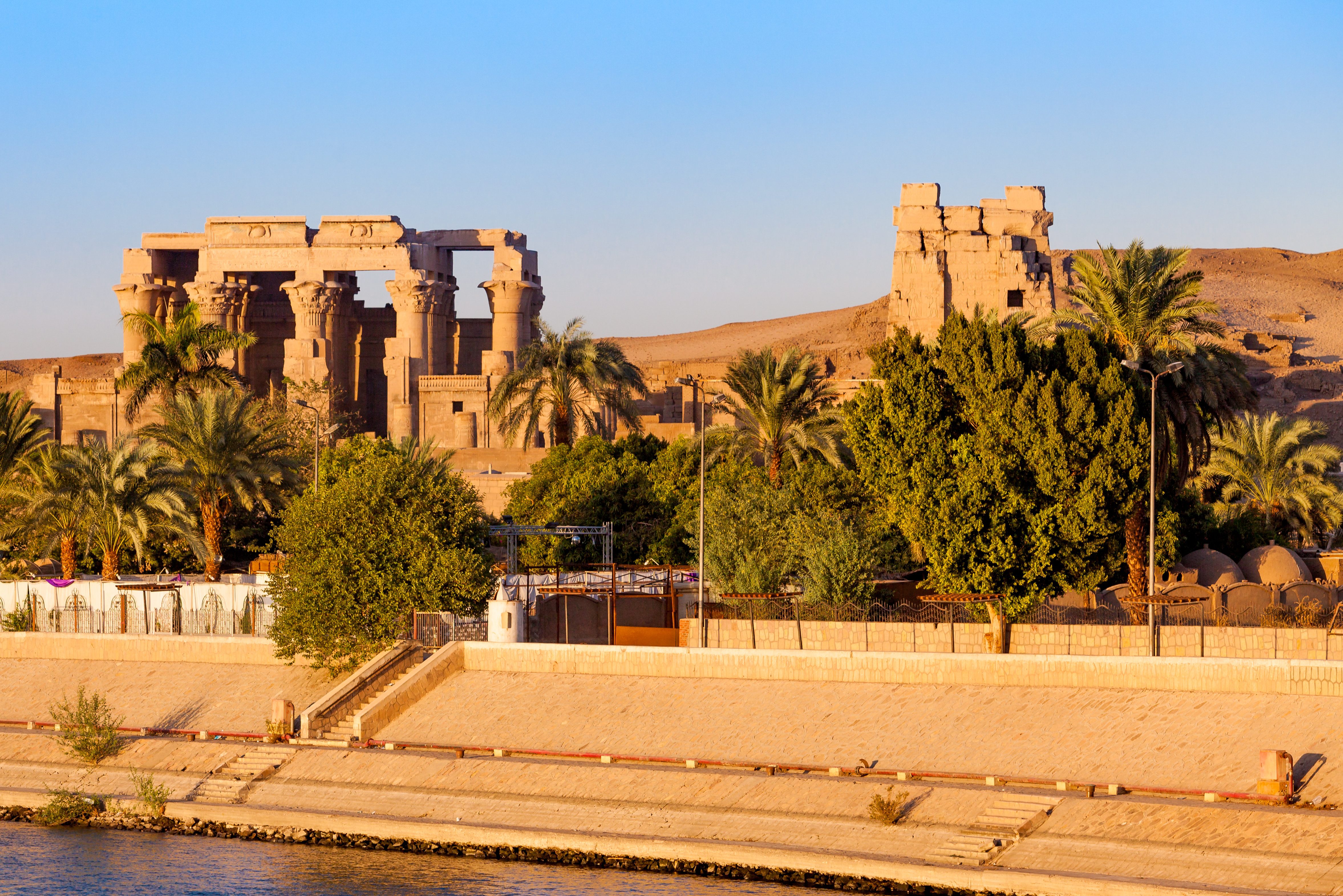 Kom Ombo tempel aan de oever van de Nijl in Egypte