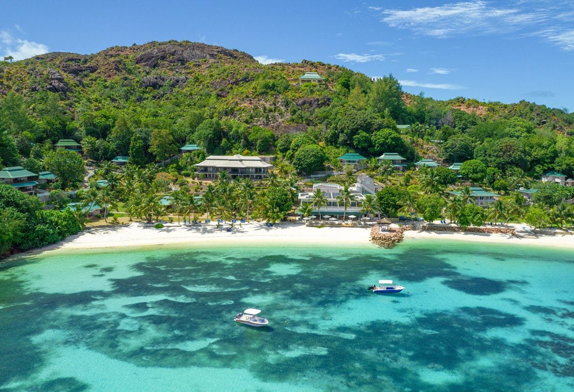 Hotel L'Archipel op Praslin in de Seychellen