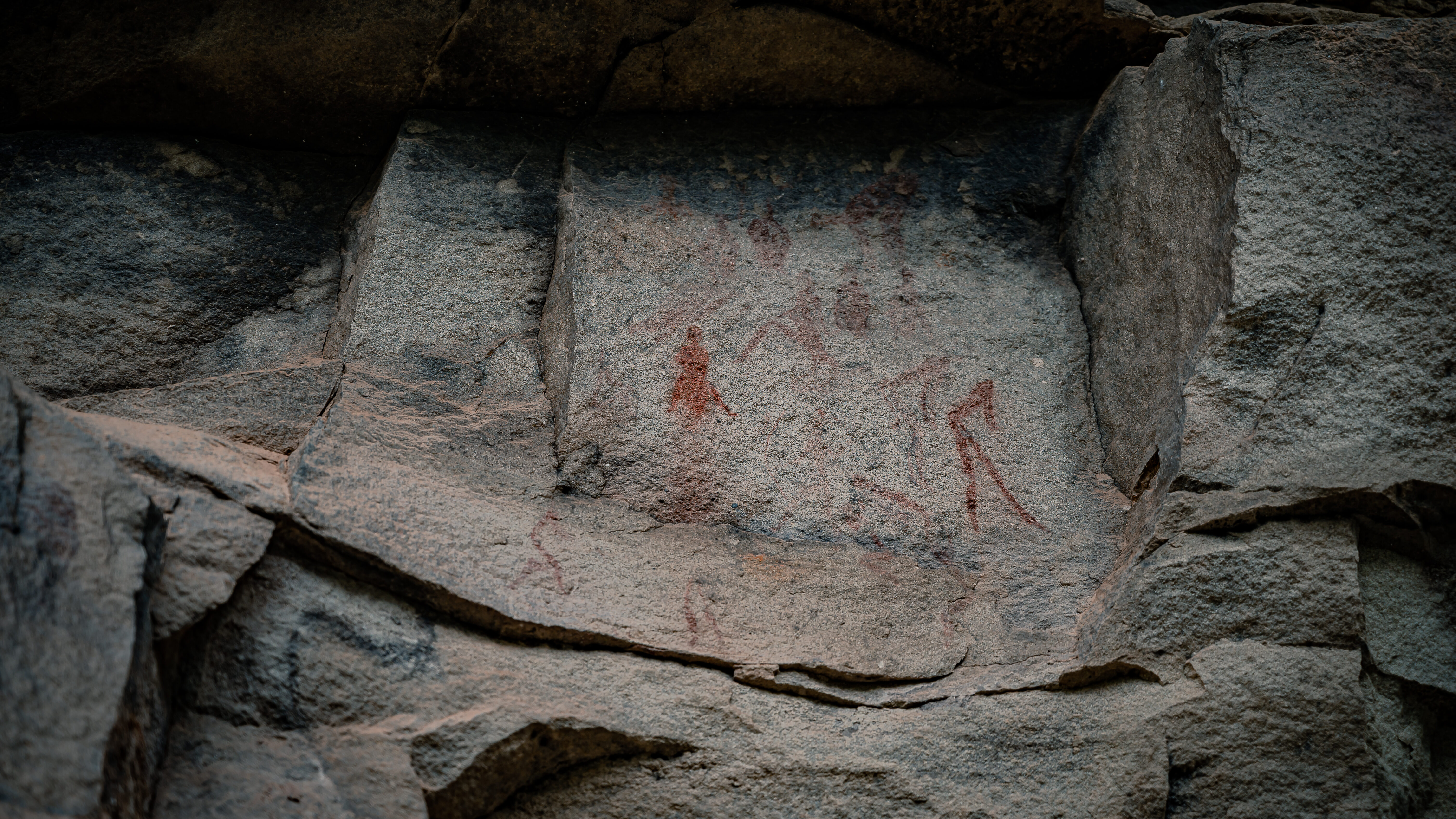 Giants Castle San Rock Art Drakensbergen Zuid-Afrika