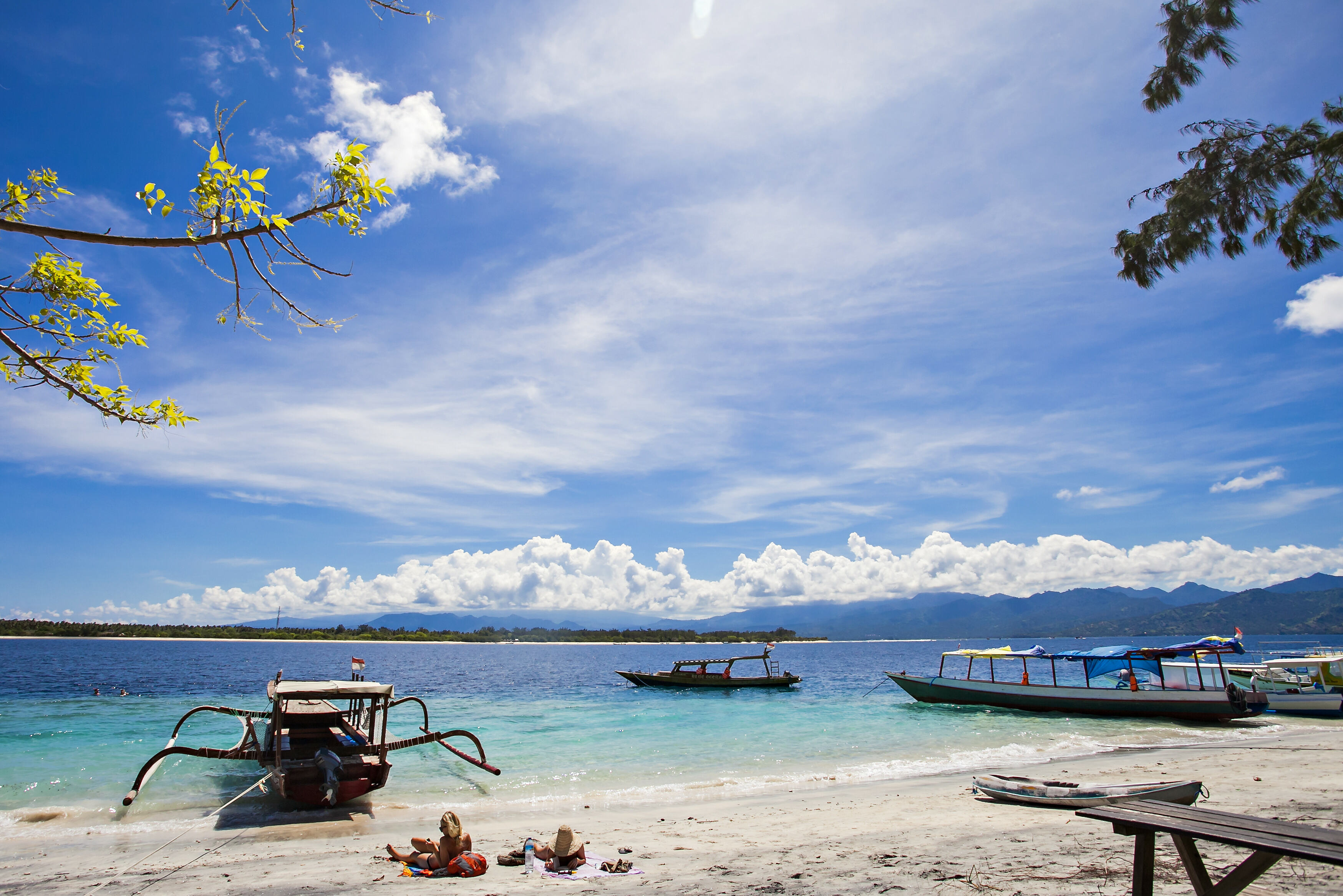 Indonesie Lombok Gili Trawangan Strand