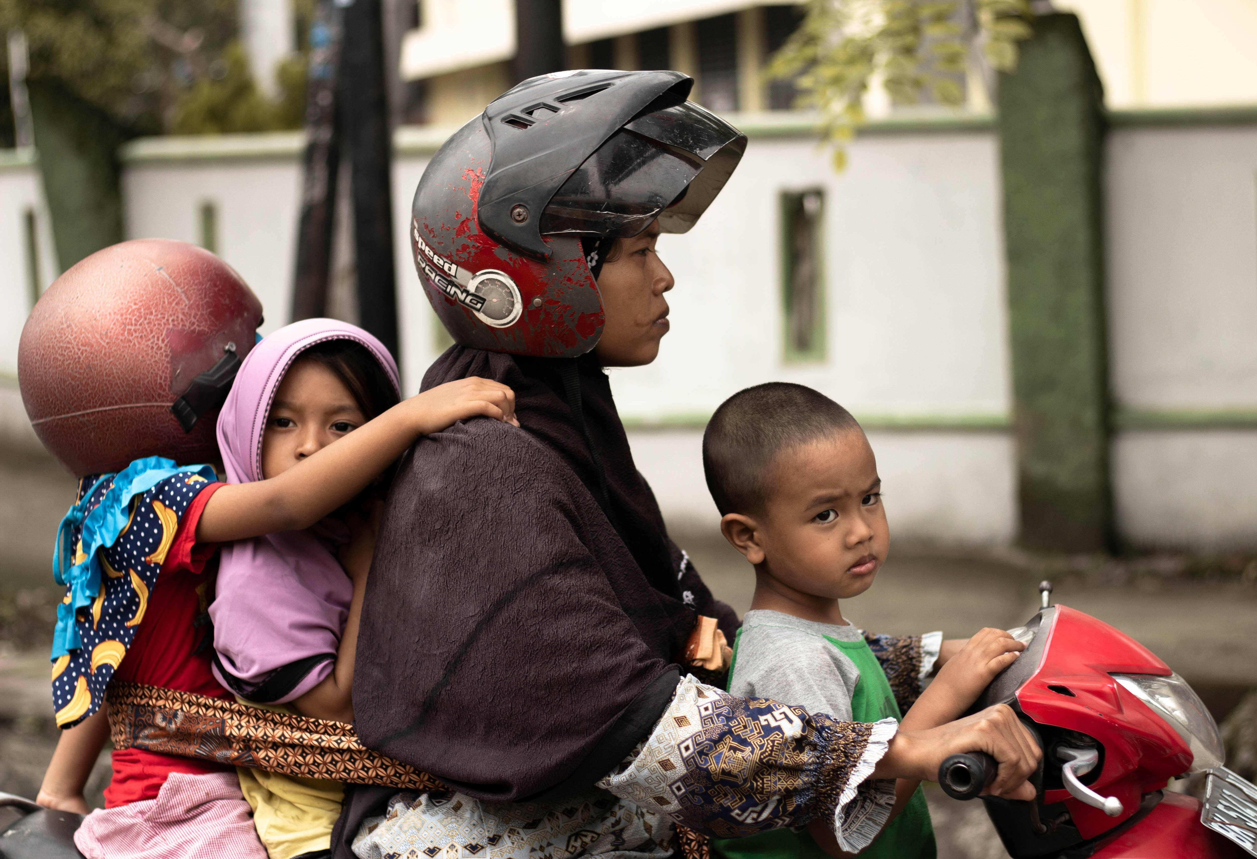 Indonesie Sumatra Medan Familie