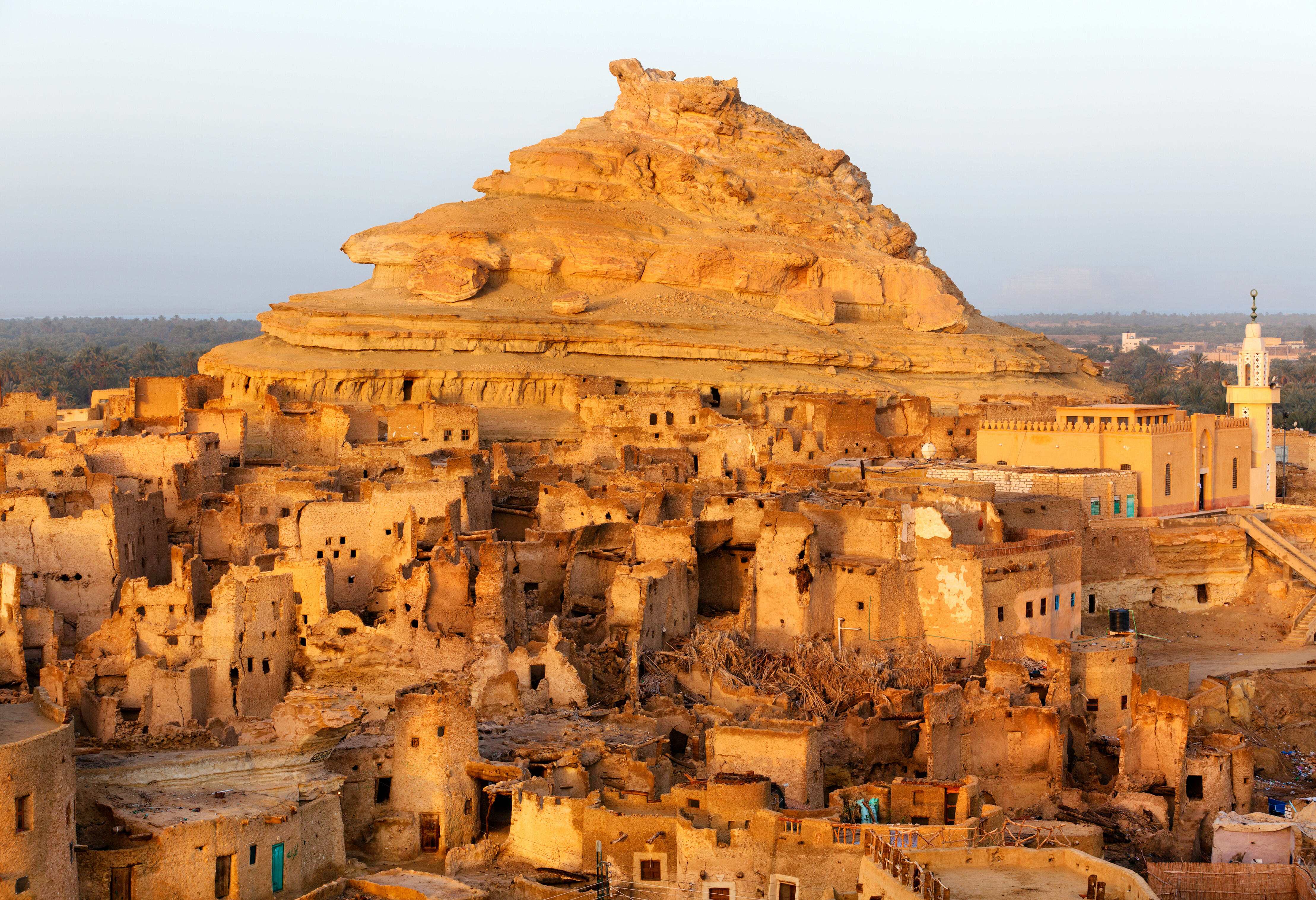 Oude stad Shali met fort in Siwa Egypte