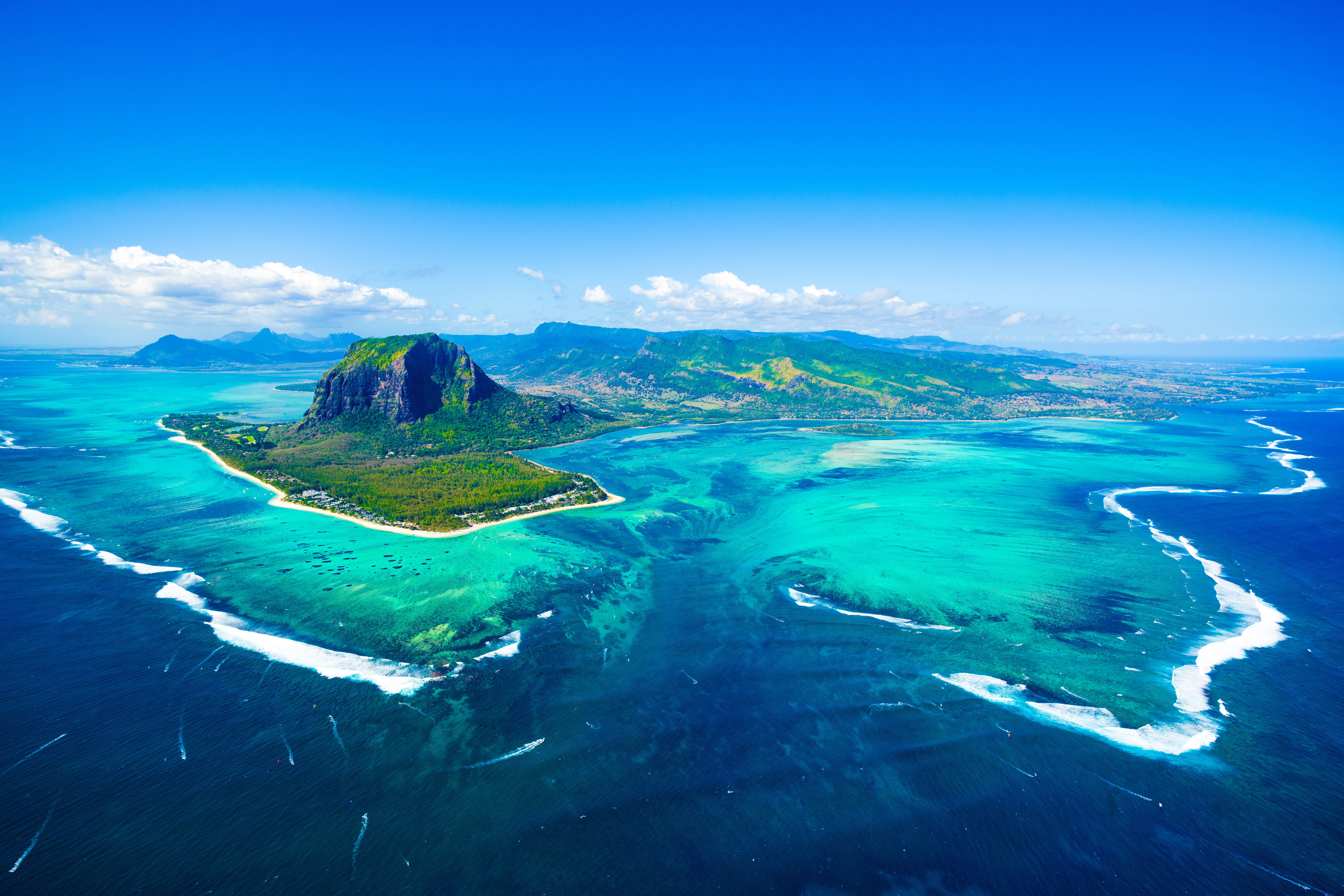 Mauritius Luchtfoto