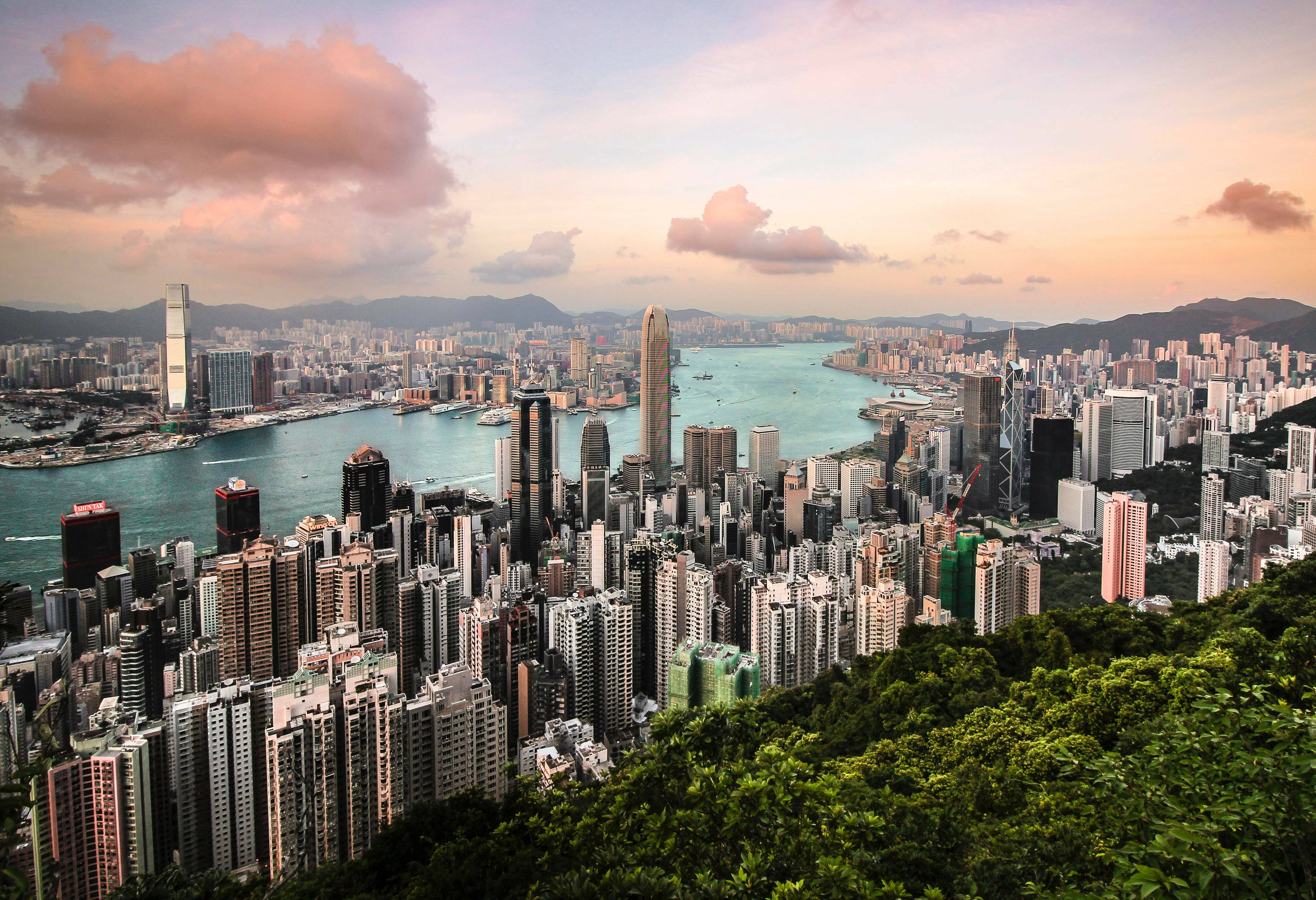 China Hong Kong Victoria Peak Uitzicht