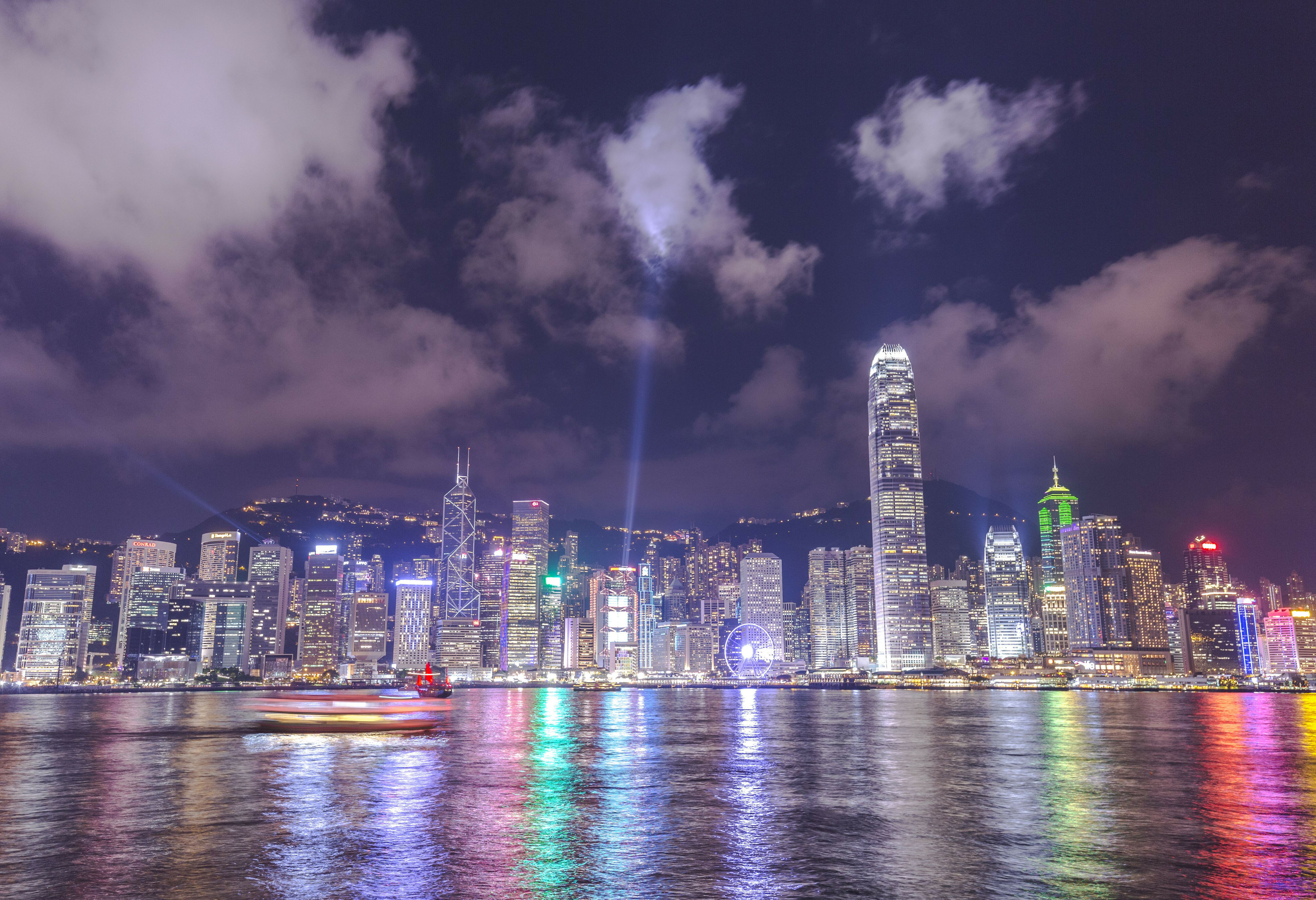 China Hong Kong Skyline