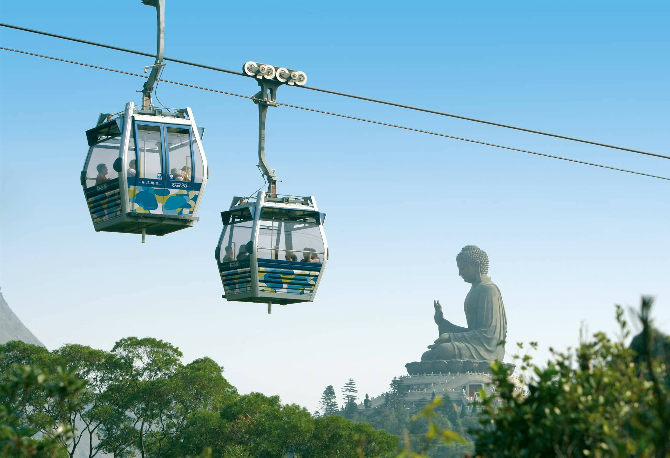 China Hong Kong Lantau Eiland Kabelbaan