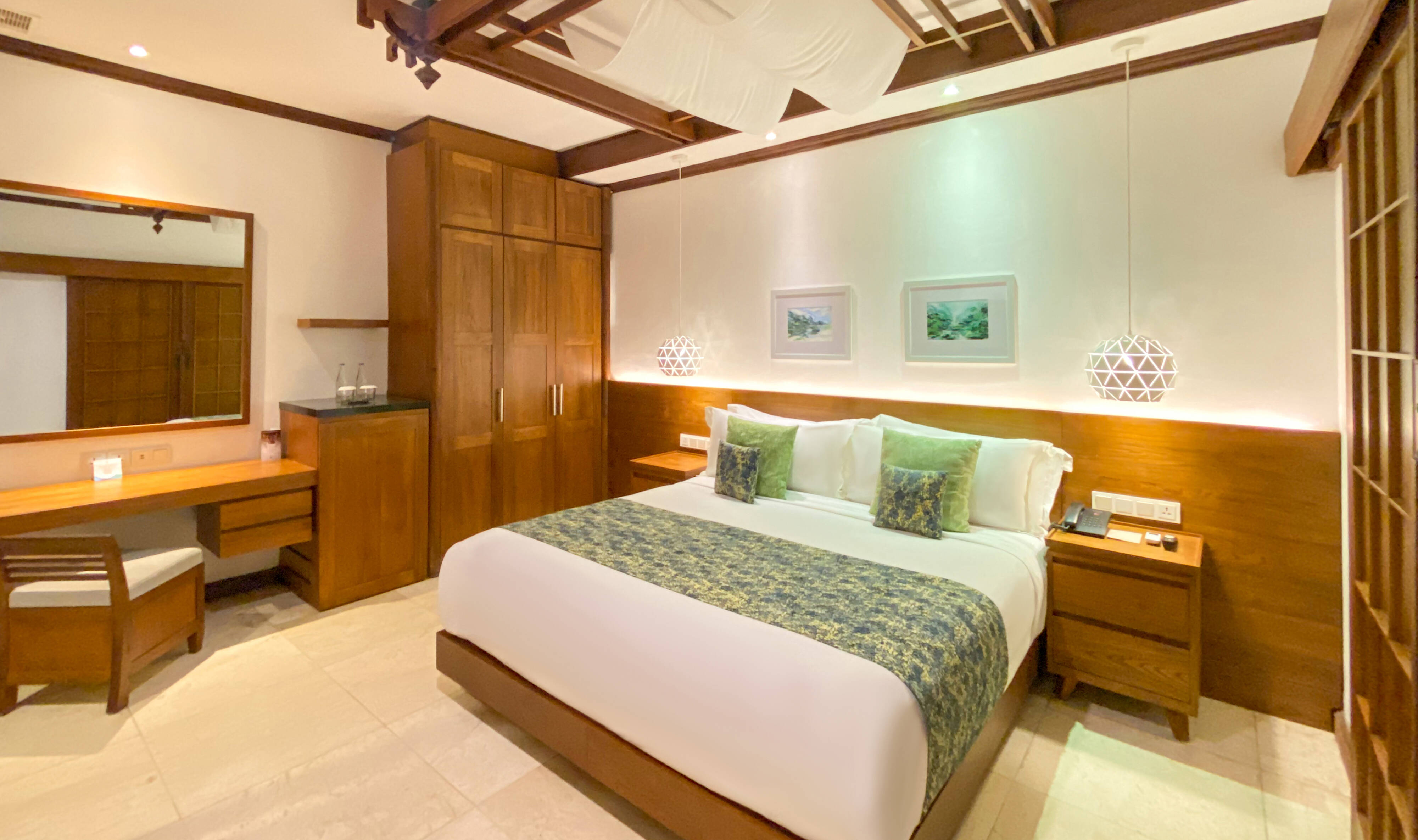 Deluxe Garden kamer in het Candi Beach Resort in Candidasa op Bali