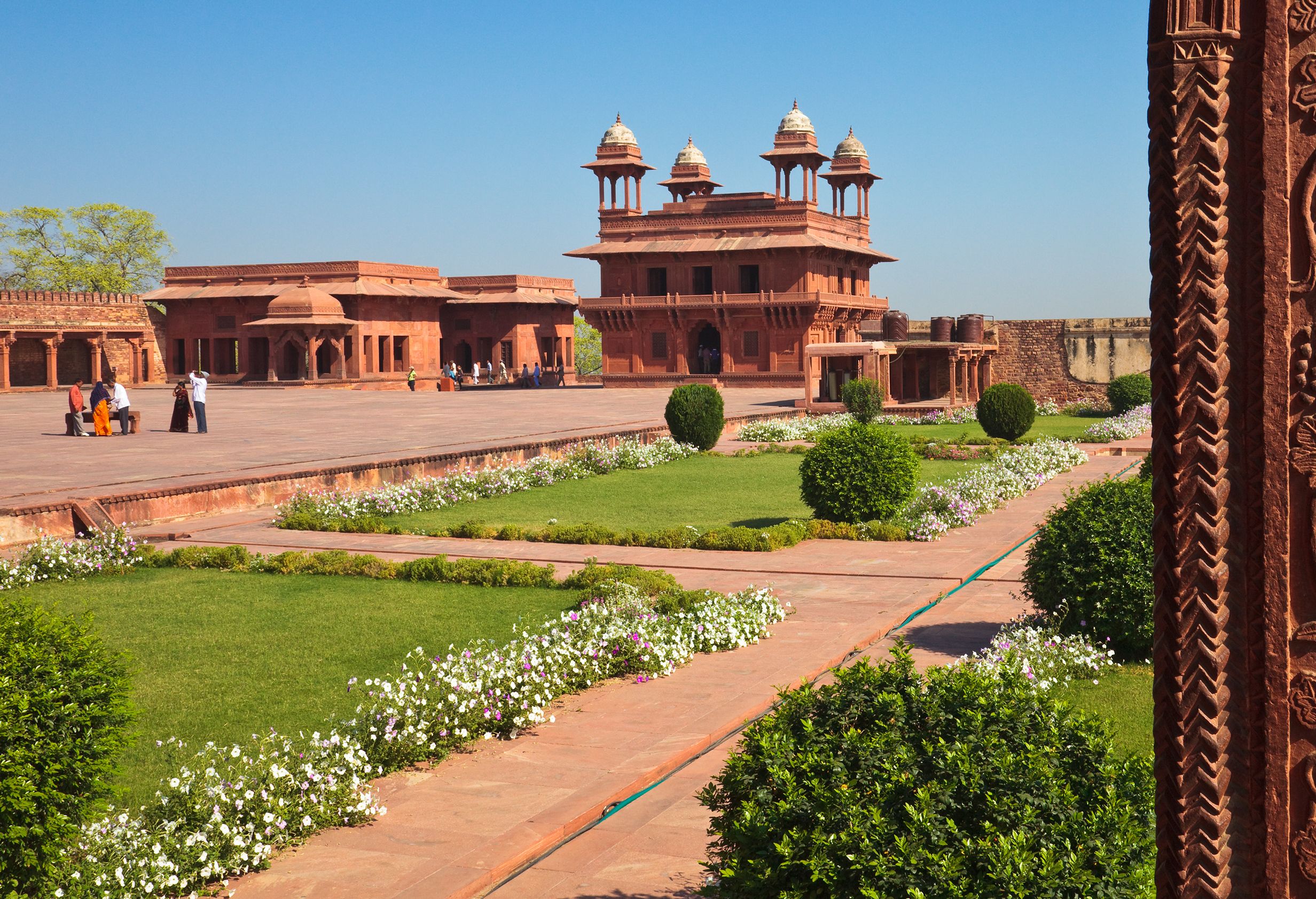 Spookstad Fatehpur Sikri nabij Agra