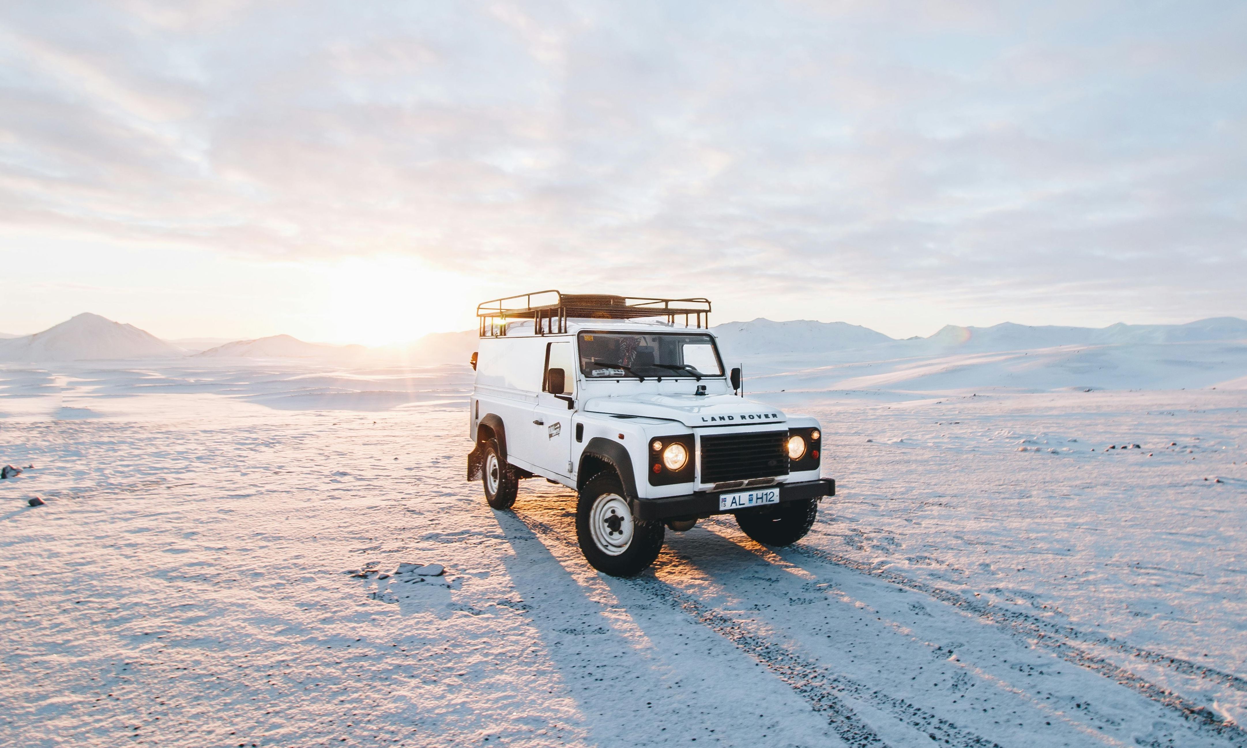 IJsland jeep winter
