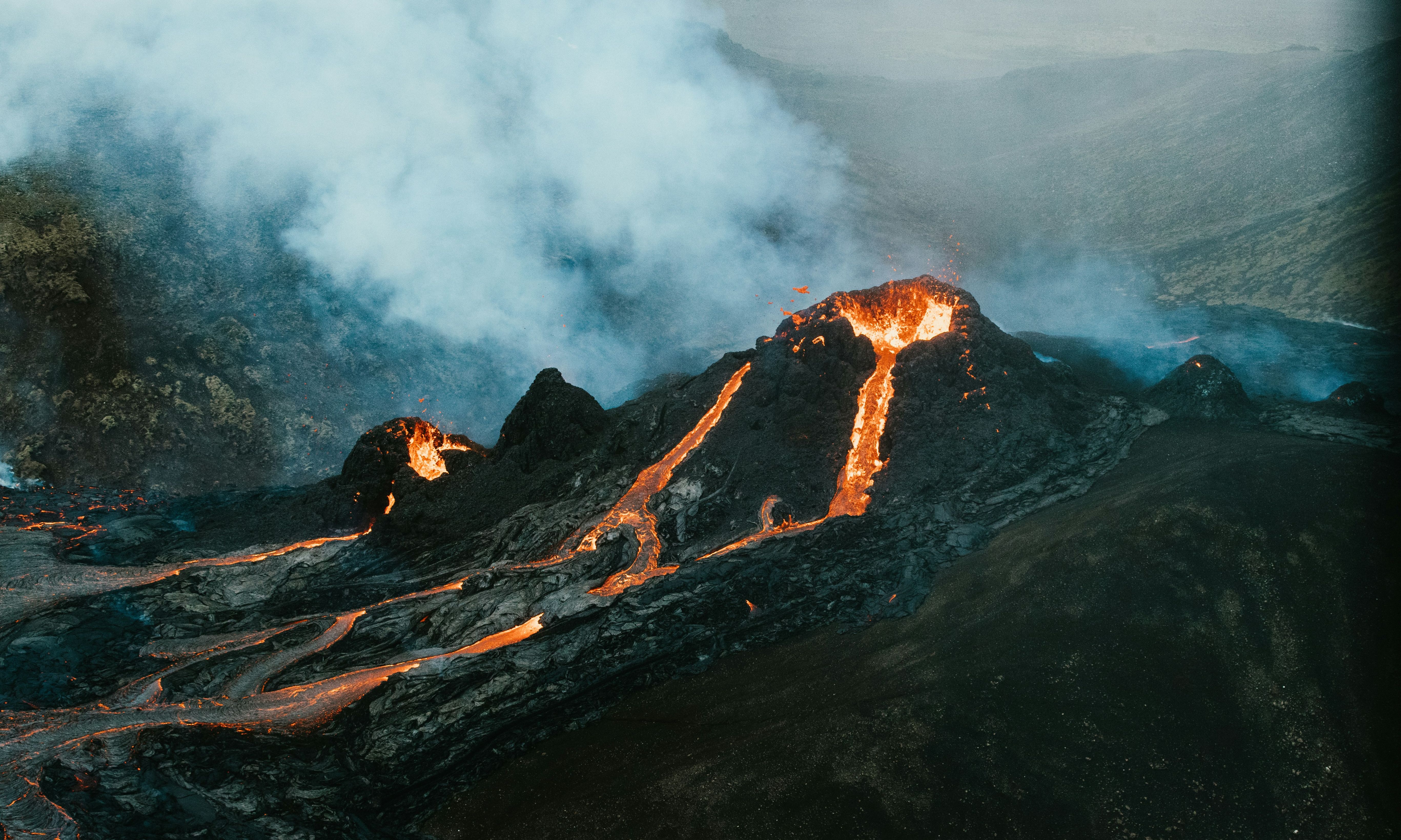IJsland vulkanische activiteit