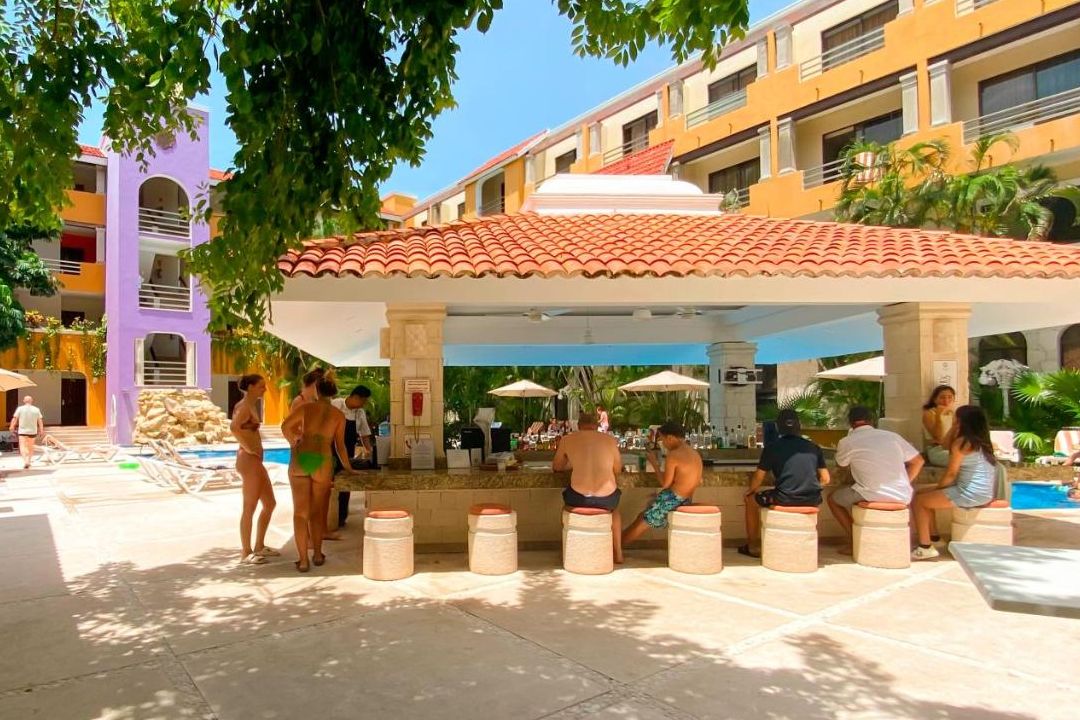 Mexico Cancun Hacienda Adhara Pool Bar