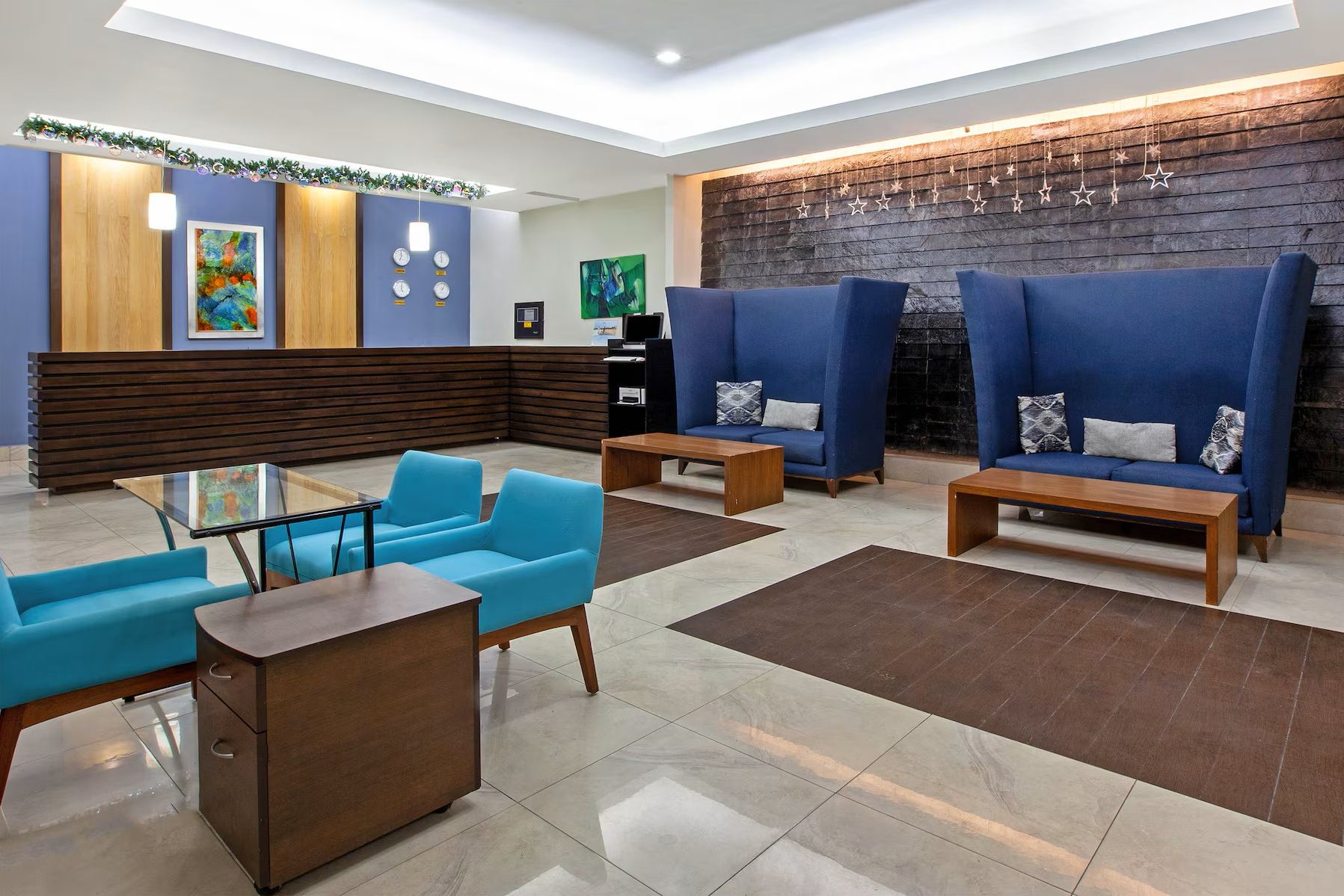 Mexico Cancun Wyndham Garden Cancun Downtown Lobby