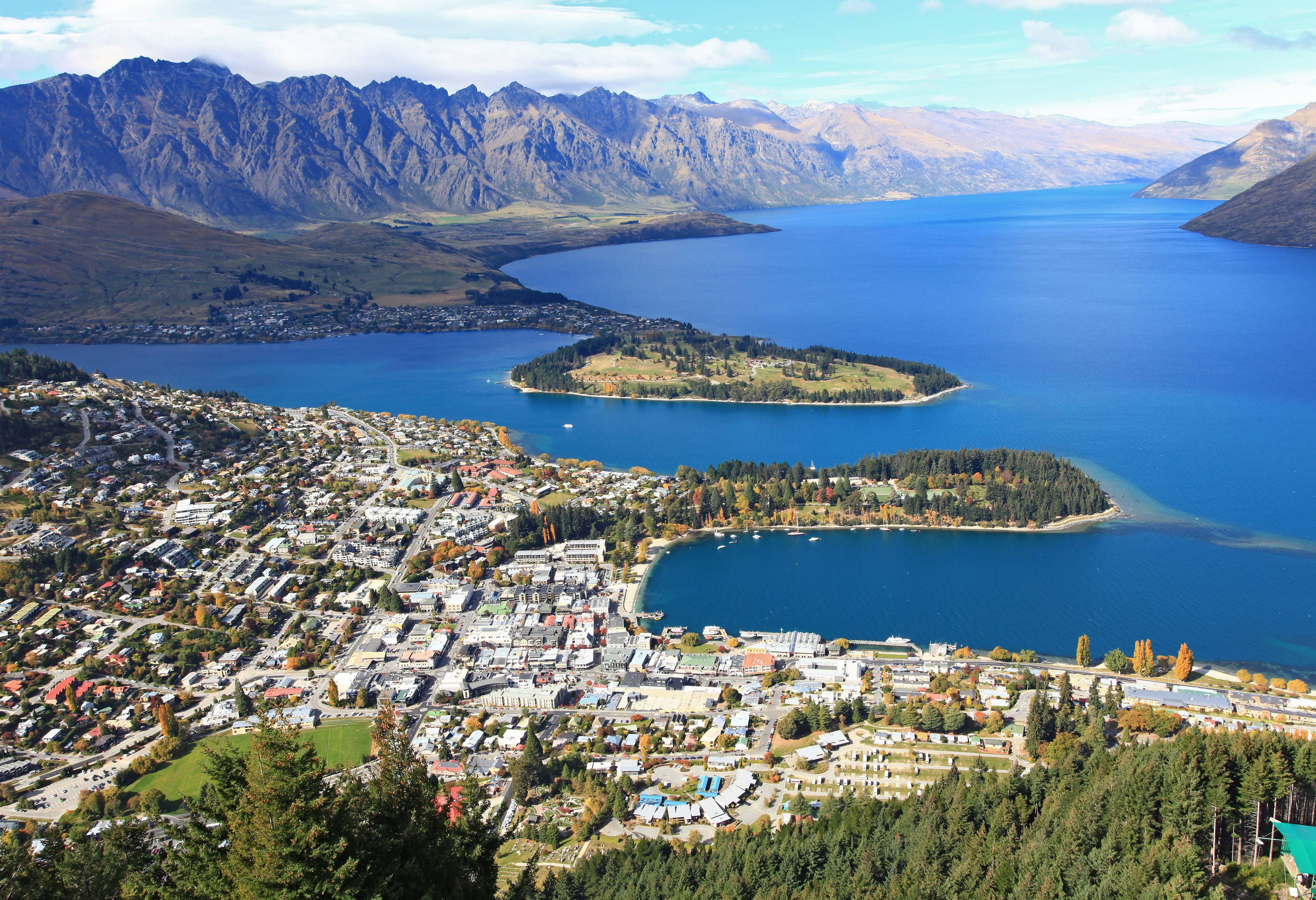 Luchtfoto Queenstown