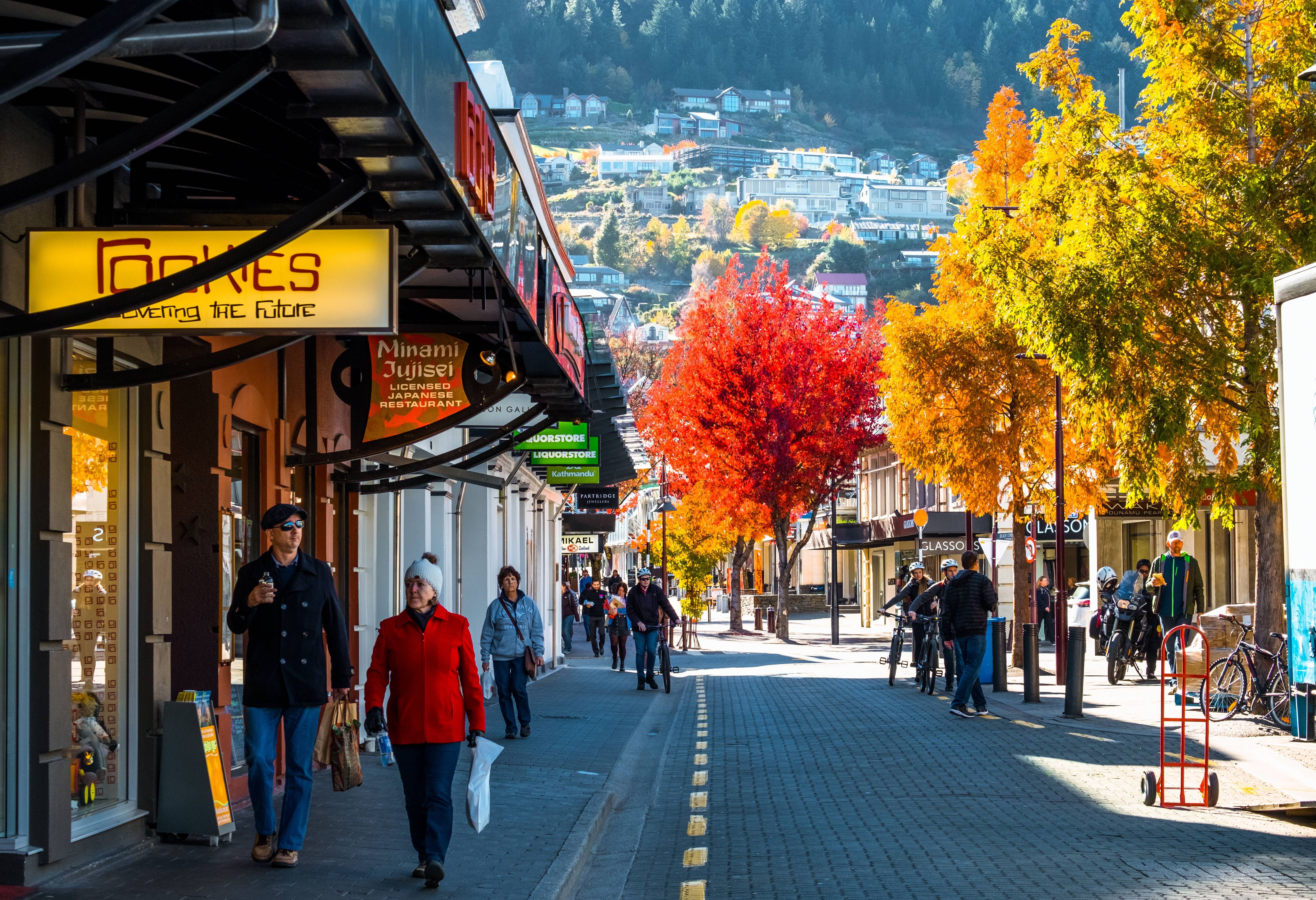 Straatbeeld Queenstown