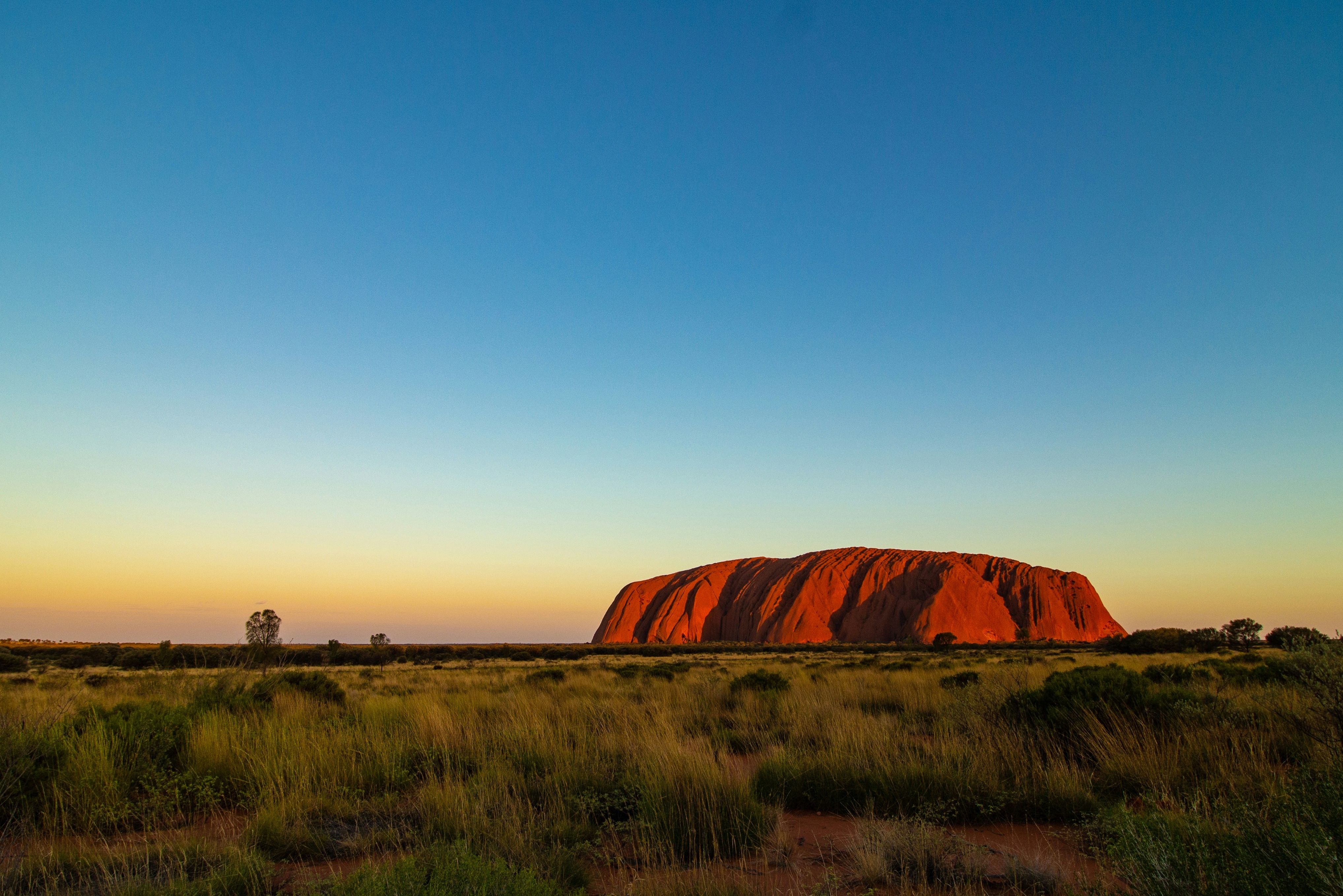 Uluru Rock in Uluru Kata Tjuta National Park