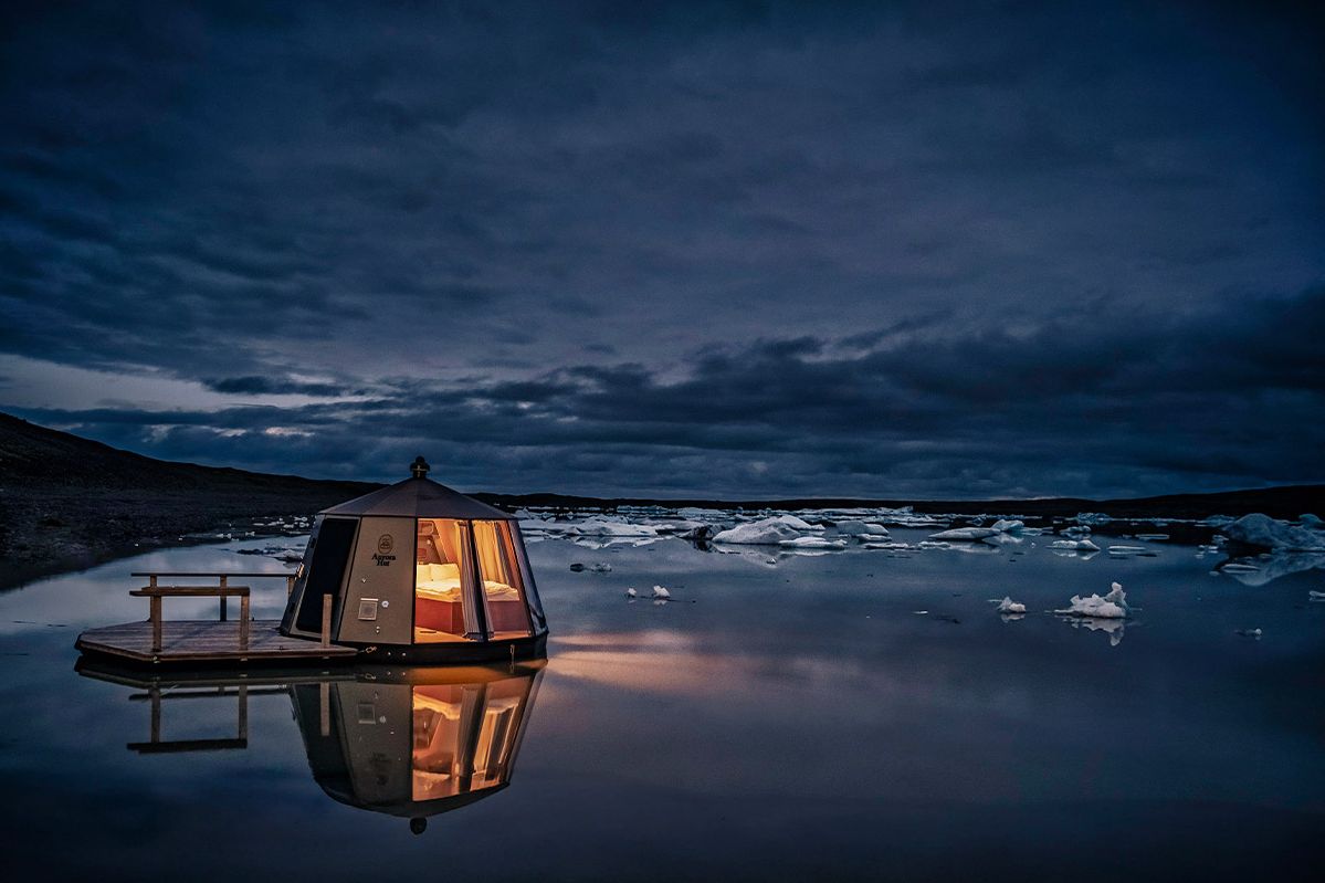 Fjallsárlón Glacier Lagoon – Aurora Huts