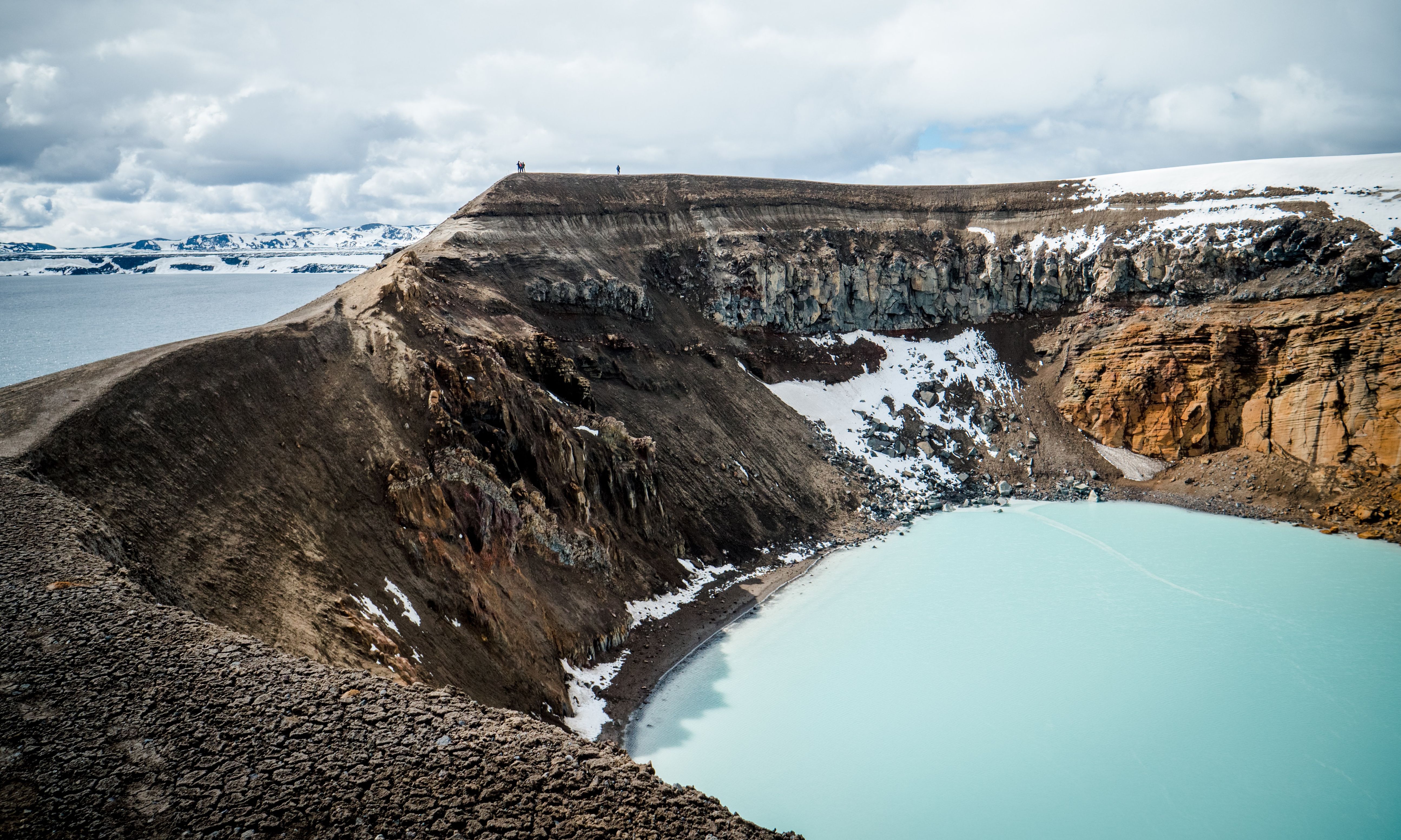 Viti kratermeer Myvatn IJsland
