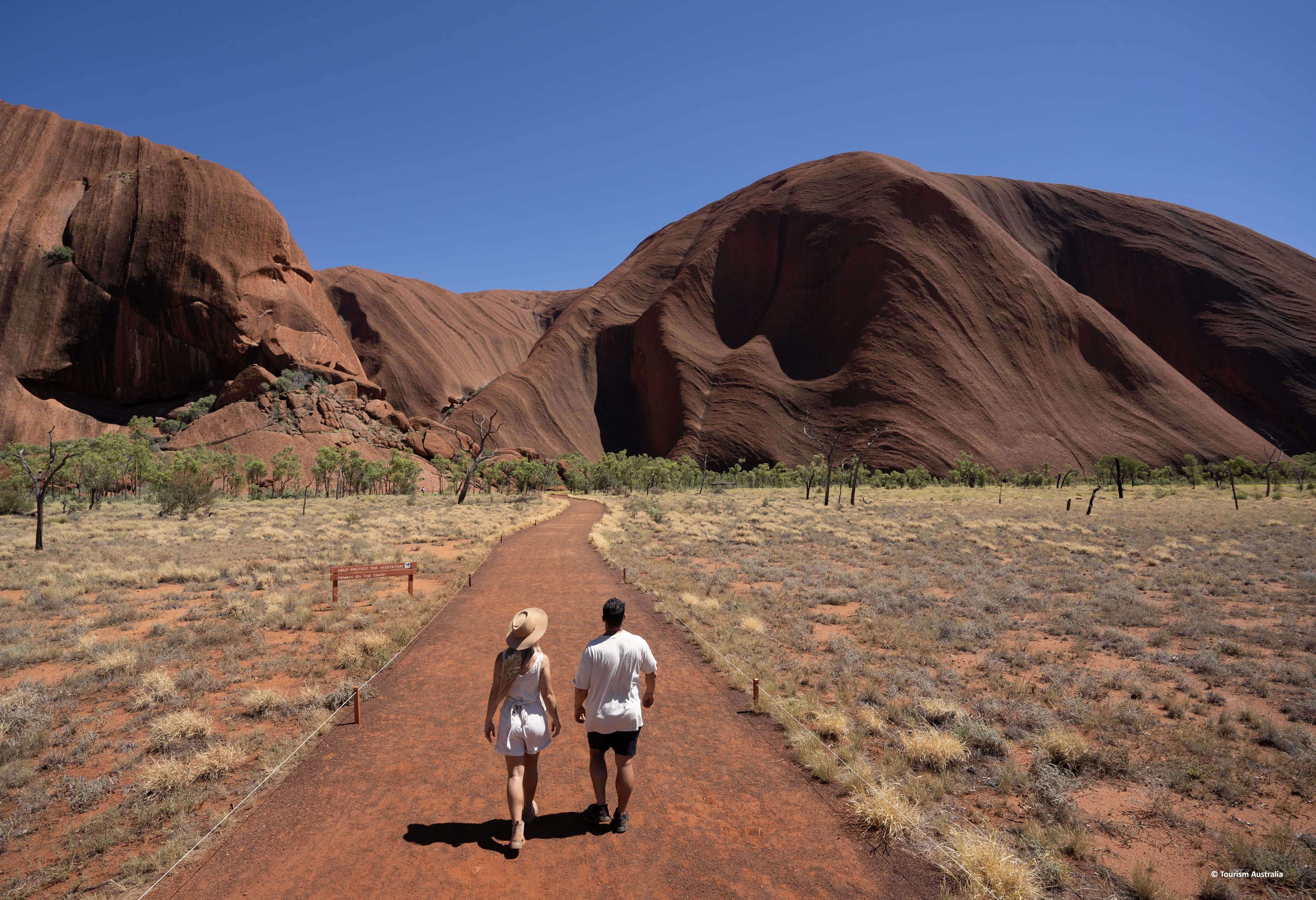 Wandeling rond Uluru