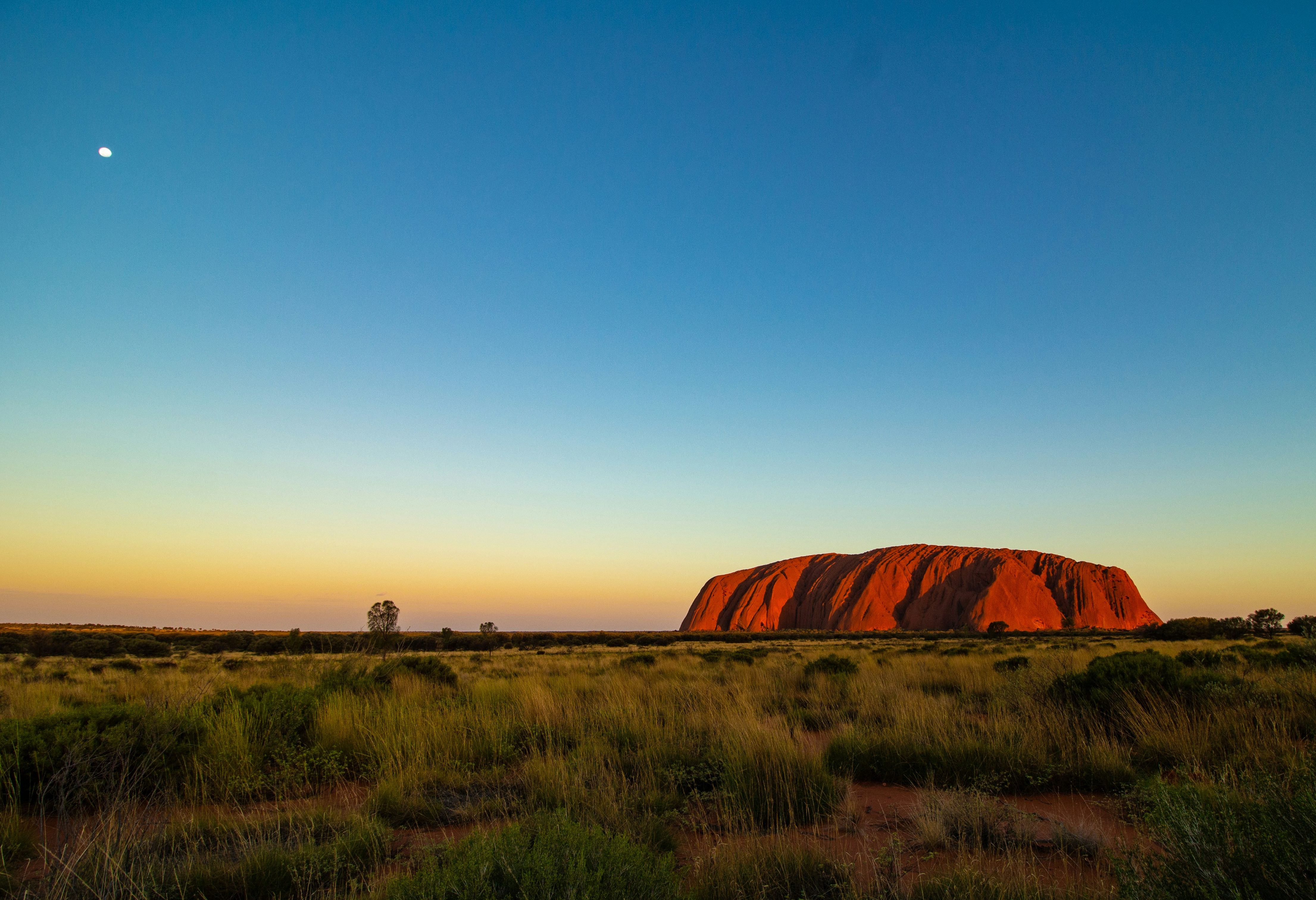 Zonsondergang Uluru Australië