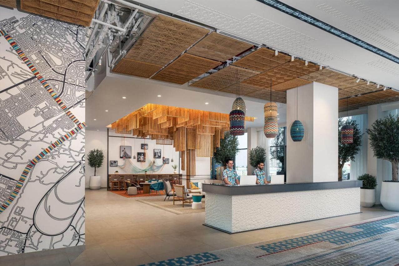 UAE Ras Al Khaimah Rove Al Marjan Island Hotel Receptie