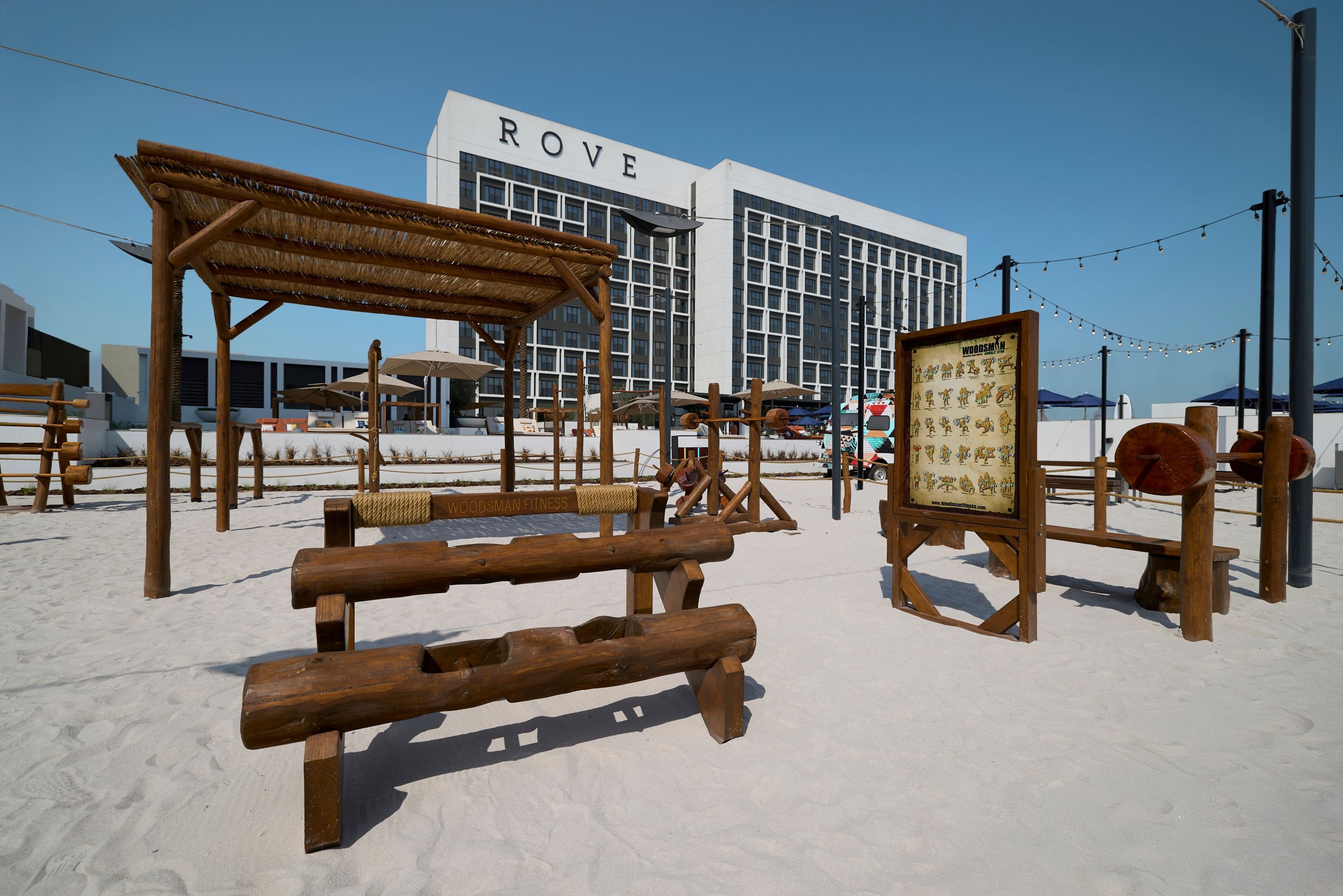 UAE Ras Al Khaimah Rove Al Marjan Island Hotel Strand Fitness