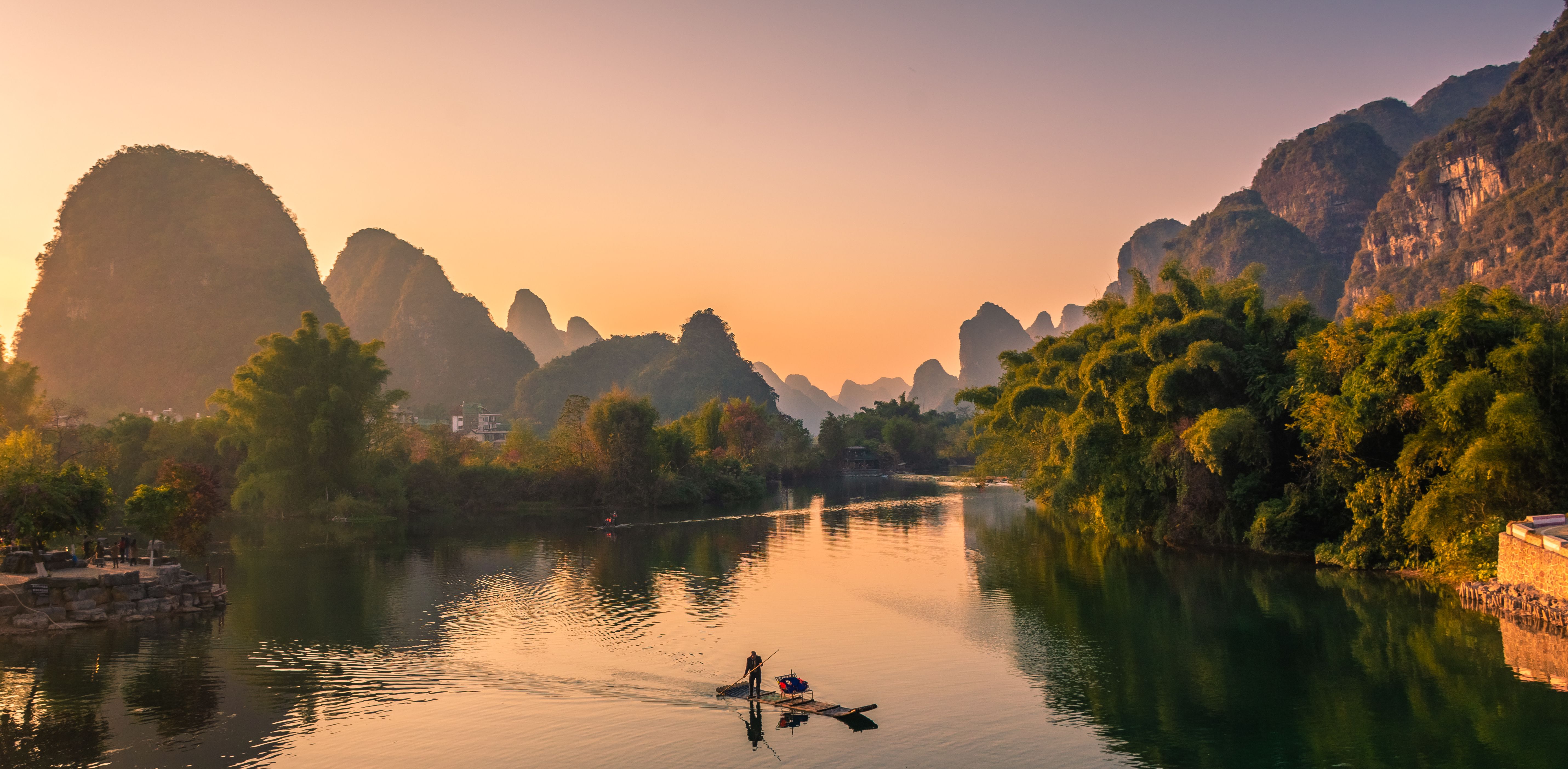 China-Yangshou-Guilin-Yulong-Rivier