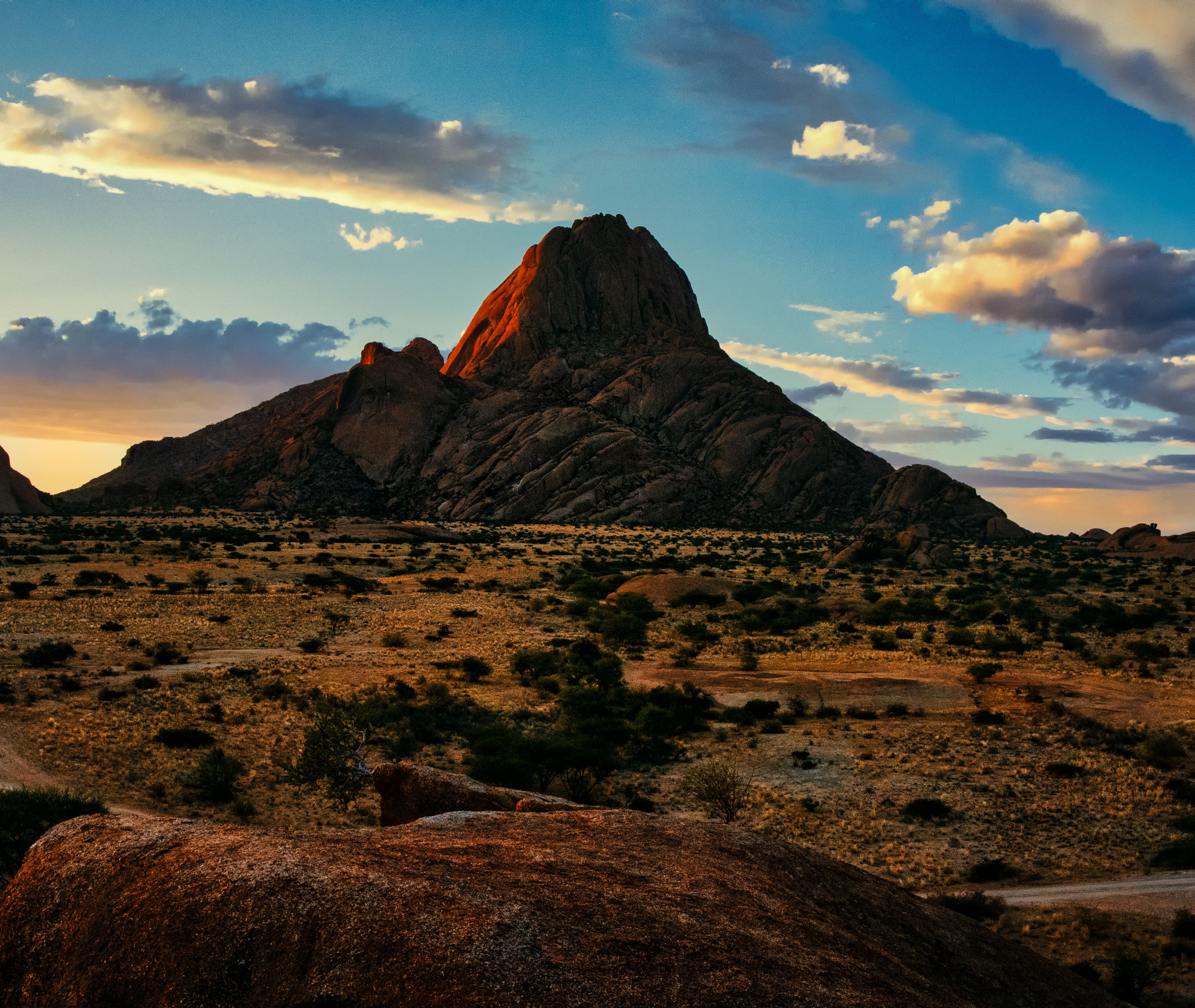 Namibie-Spitzkoppe-Damaraland-Natuur-Reservaat-Omgeving