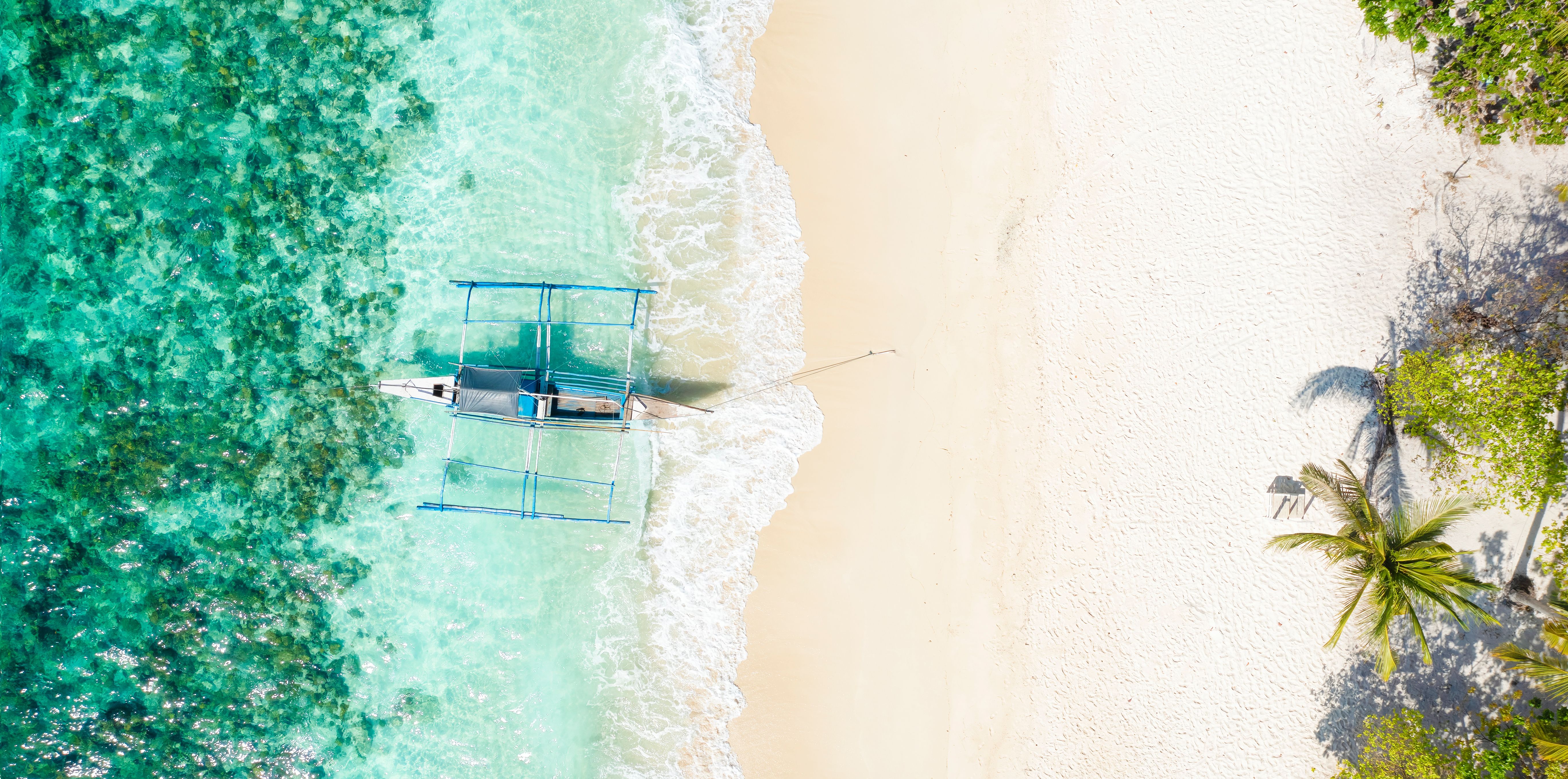 Filipijnen-Palawan-Coron-luchtfoto-bangka-boot
