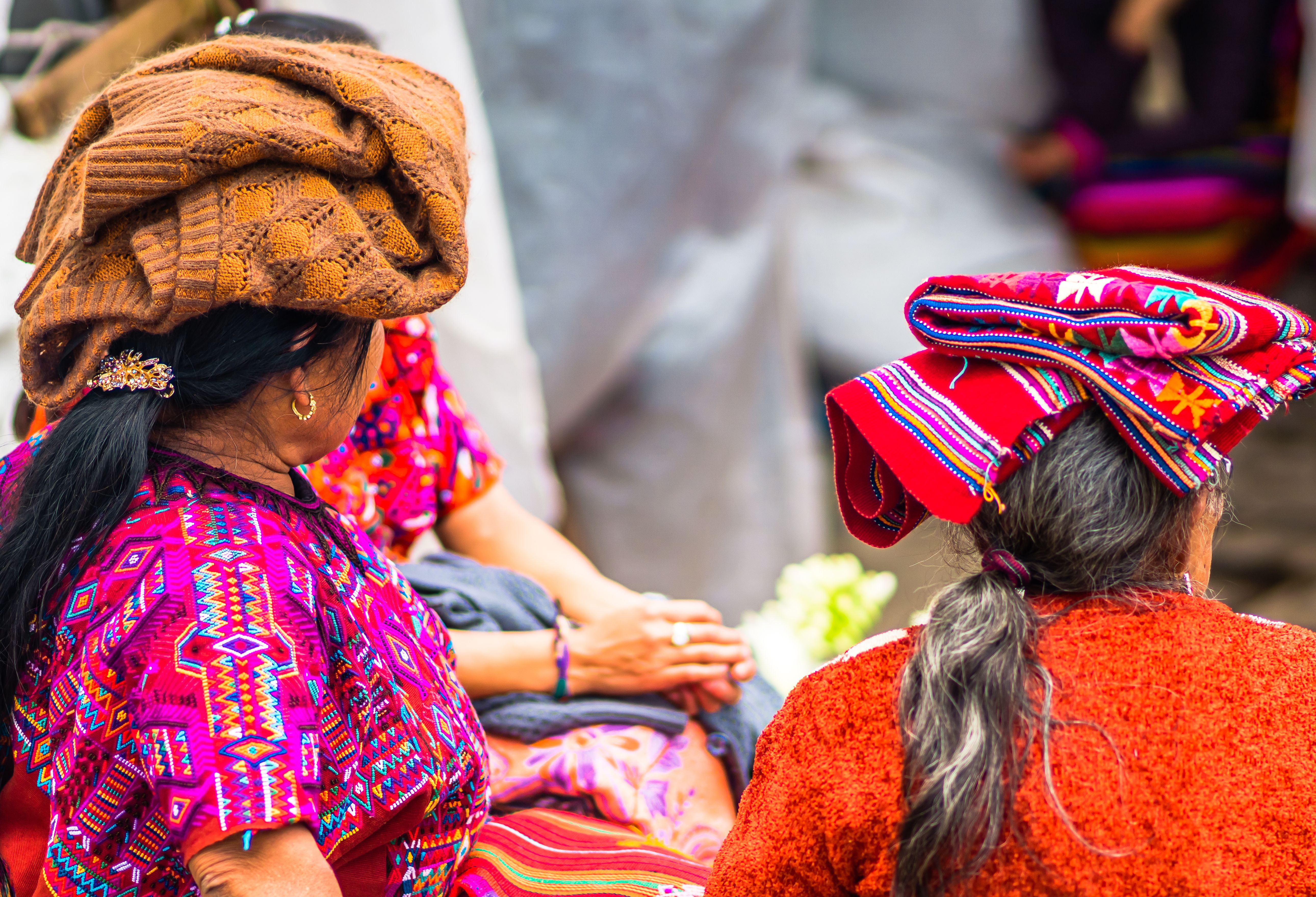 Kleurrijke markt van Chichicastenango vanuit Antigua Guatemala