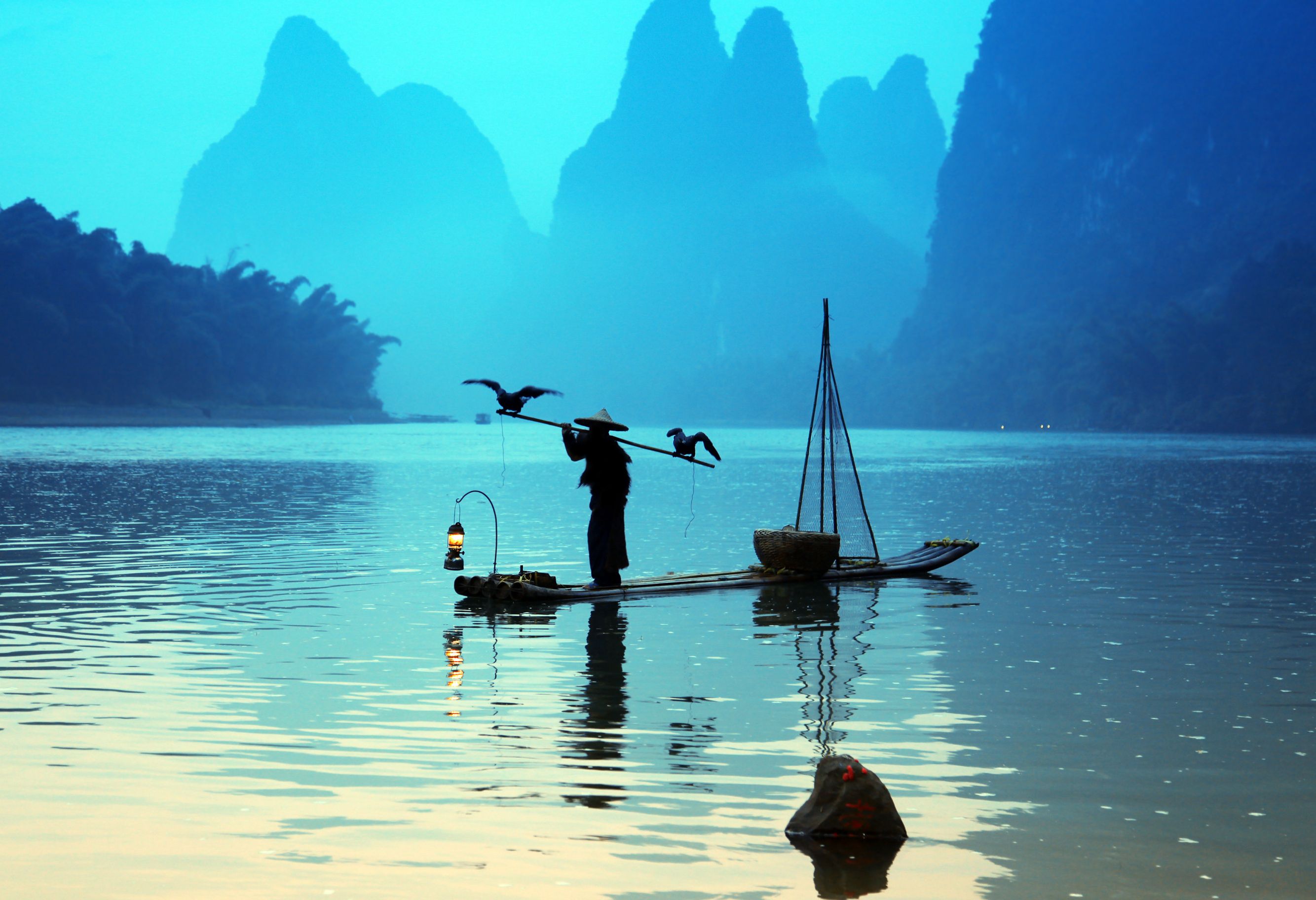 china-guilin-yangsuo-visser-vroeg-in-de-ochtend