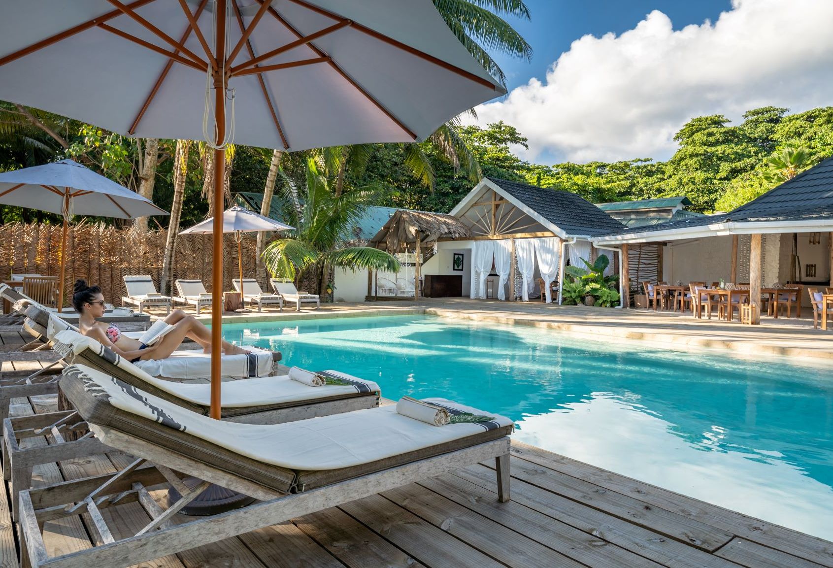 Zwembad Bliss Hotel Praslin Beach House
