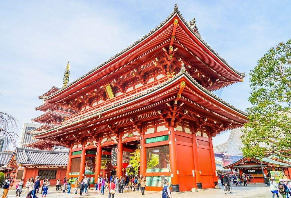 Sensoji Temple in Asakusa Tokyo