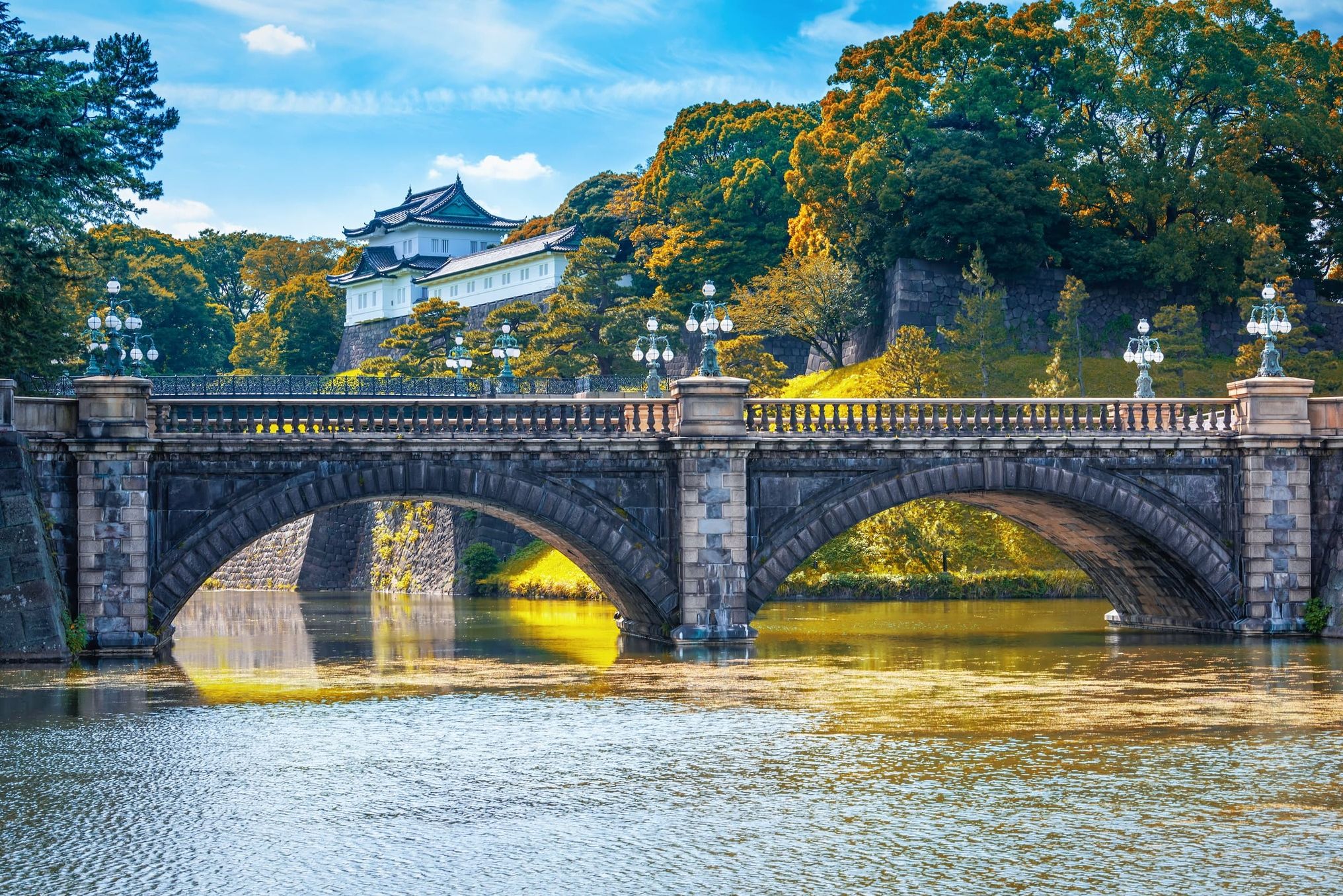 Nijubashi Bridge bij Imperial Palace