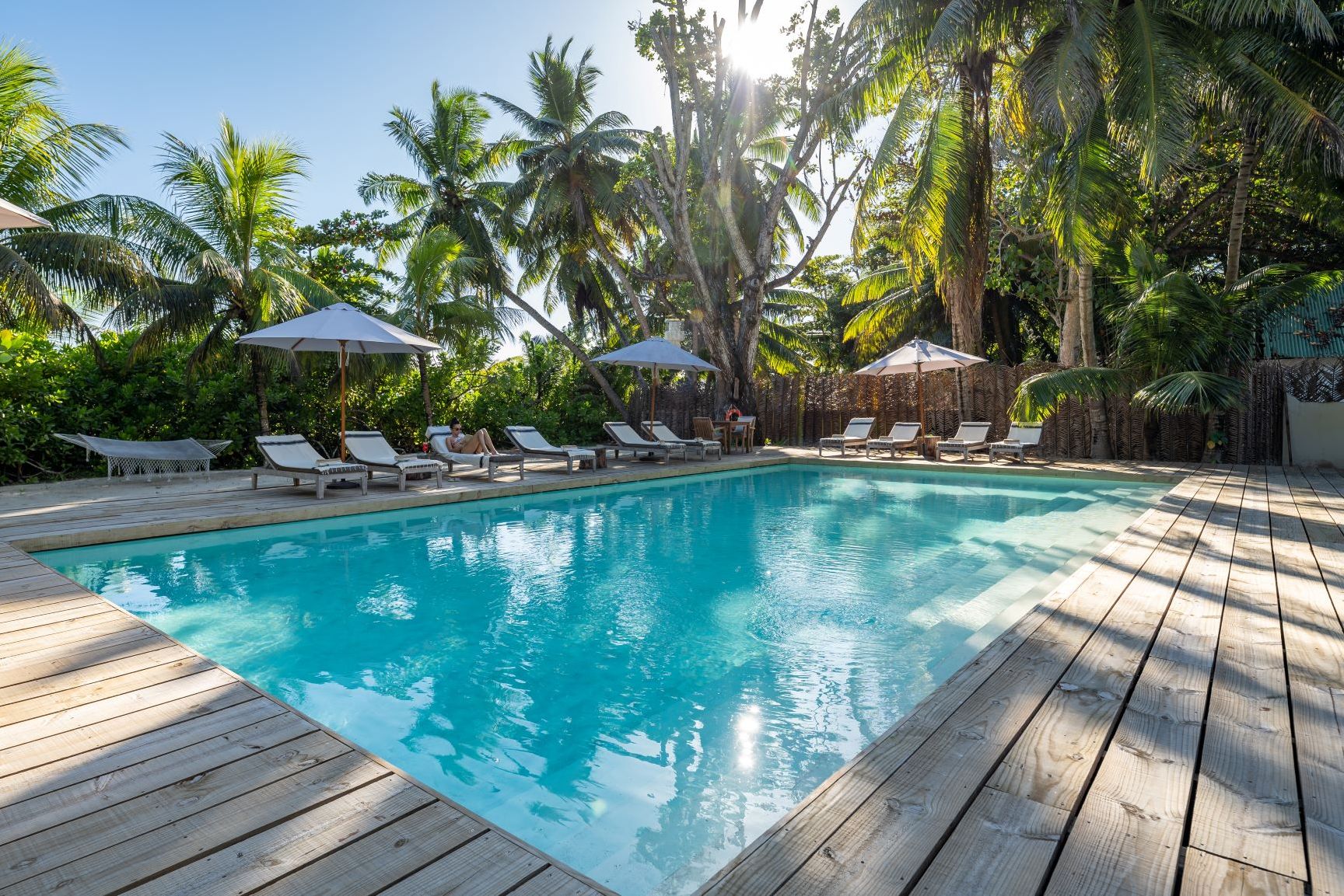 Zwembad Bliss Hotel Praslin