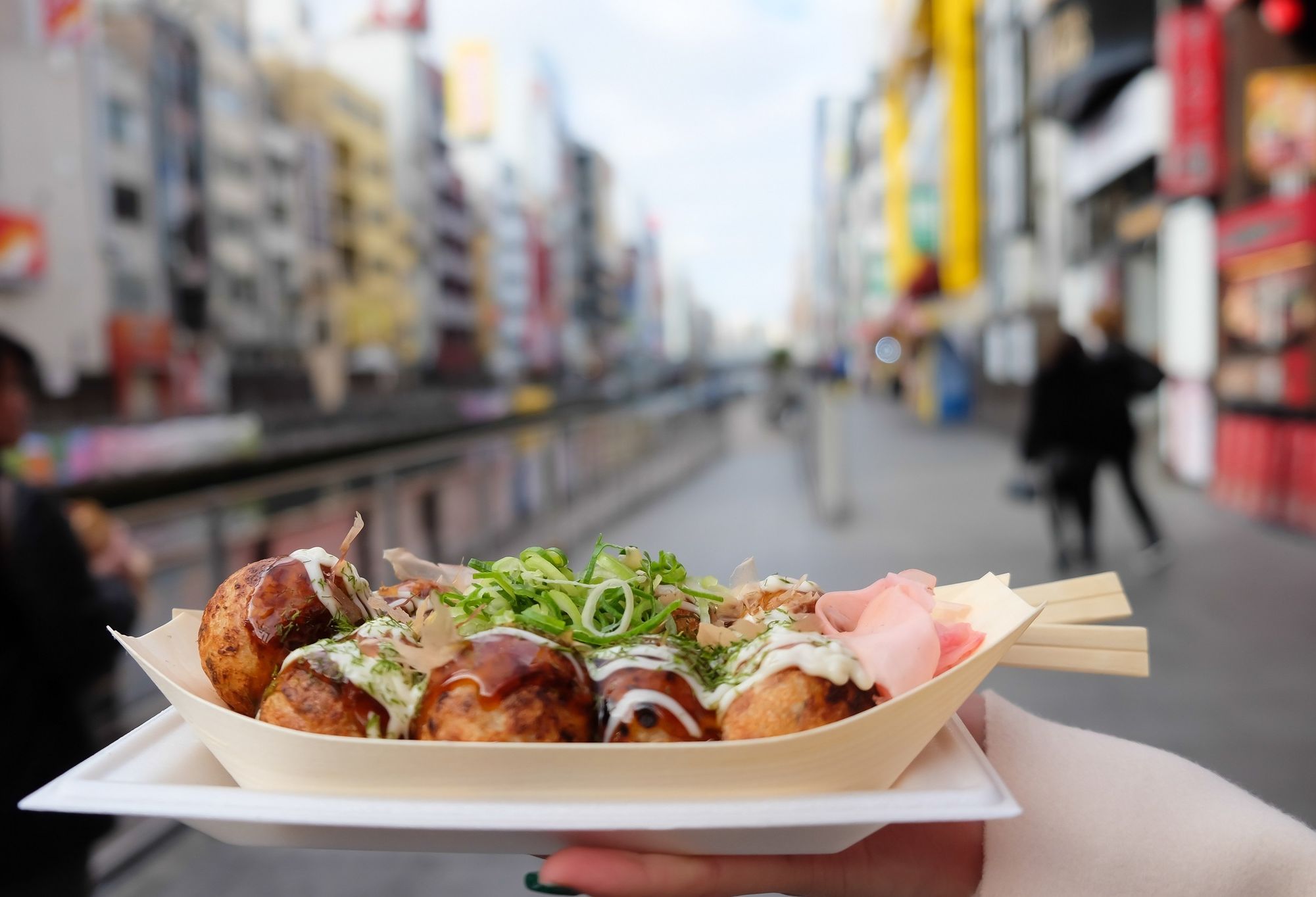Takoyaki inktvis balletjes Osaka